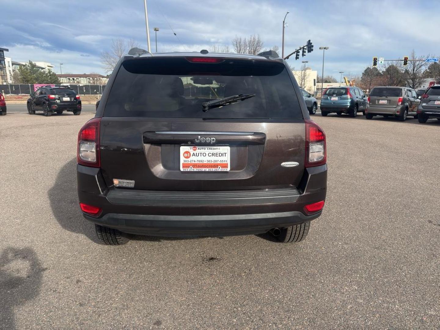 2014 BROWN Jeep Compass Latitude (1C4NJCEA5ED) with an 4 Cyl, 2.0L engine, Automatic transmission, located at 10890 W. Colfax Ave., Lakewood, CO, 80215, (303) 274-7692, 39.739914, -105.120132 - Photo#5