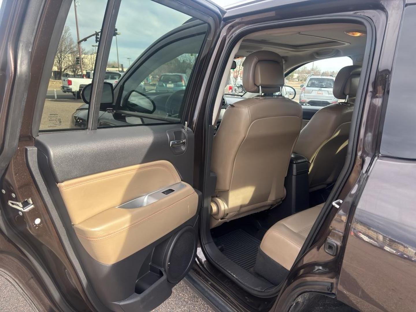 2014 BROWN Jeep Compass Latitude (1C4NJCEA5ED) with an 4 Cyl, 2.0L engine, Automatic transmission, located at 10890 W. Colfax Ave., Lakewood, CO, 80215, (303) 274-7692, 39.739914, -105.120132 - Photo#14