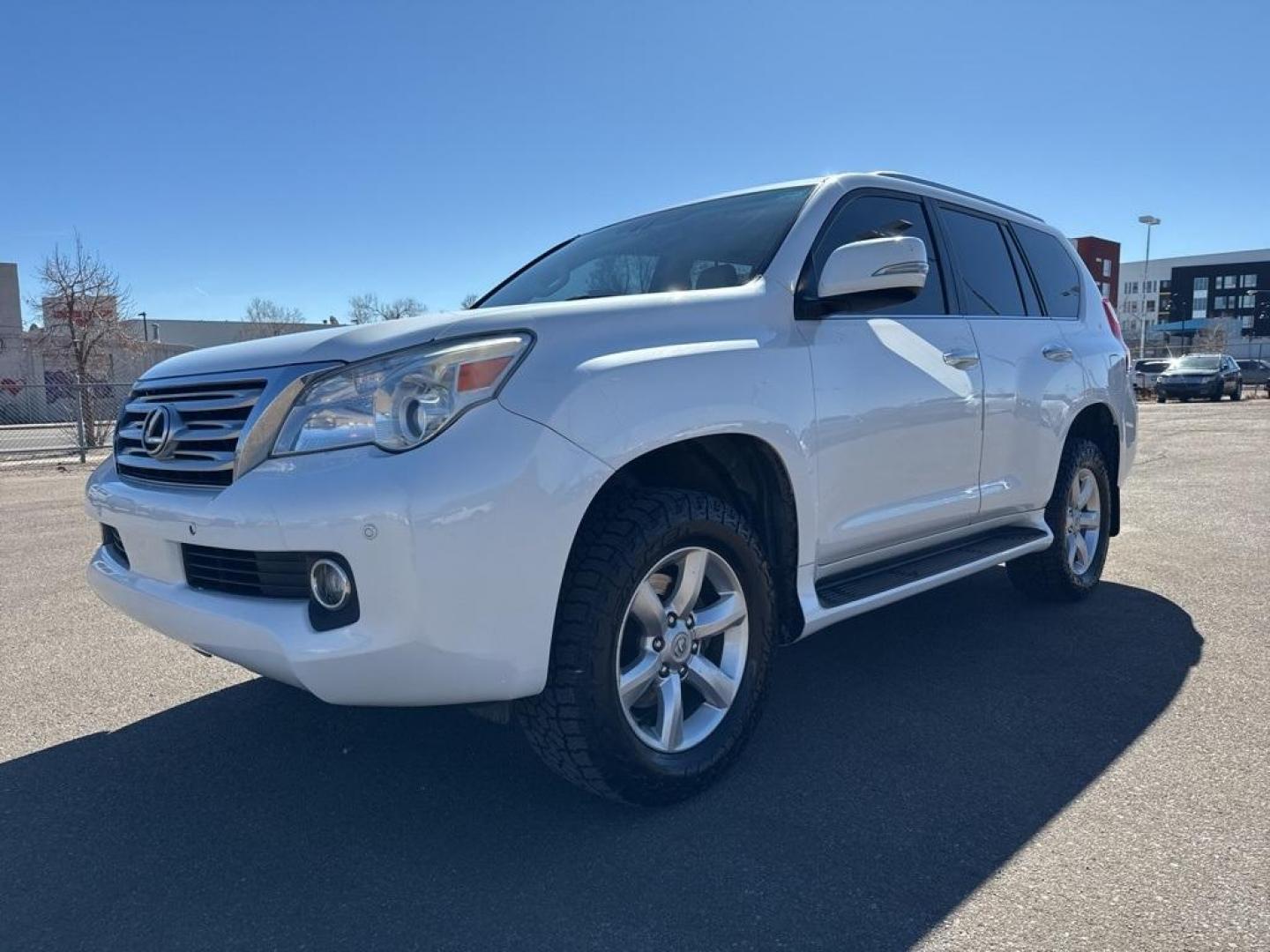 2010 White Lexus GX 460 (JTJBM7FX7A5) with an 4.6L V8 DOHC Dual VVT-i 32V engine, Automatic transmission, located at 10890 W. Colfax Ave., Lakewood, CO, 80215, (303) 274-7692, 39.739914, -105.120132 - 2010 Lexus GX 4WD<br><br>D1 Auto NEVER charges dealer fees! All cars have clean titles and have been inspected for mechanical issues. We have financing for everyone. Good credit, bad credit, first time buyers.<br><br>Please call Lakewood Location 303-274-7692 or Thornton 303-287-5511 to schedule a t - Photo#0