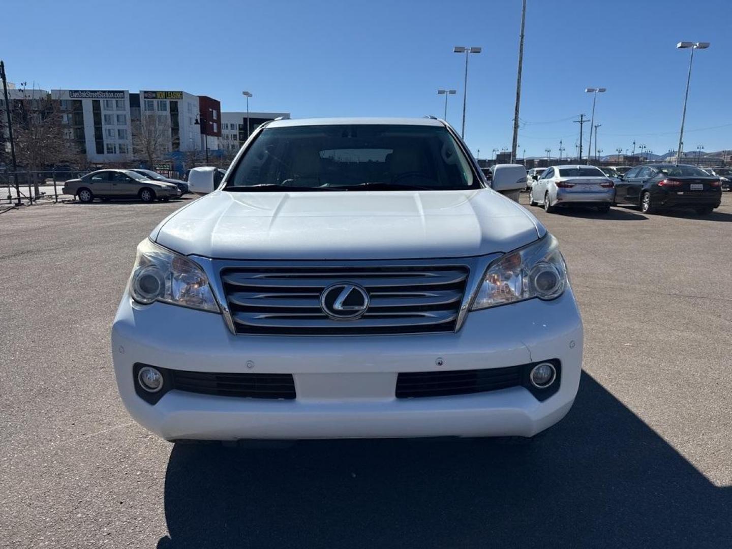 2010 White Lexus GX 460 (JTJBM7FX7A5) with an 4.6L V8 DOHC Dual VVT-i 32V engine, Automatic transmission, located at 10890 W. Colfax Ave., Lakewood, CO, 80215, (303) 274-7692, 39.739914, -105.120132 - 2010 Lexus GX 4WD<br><br>D1 Auto NEVER charges dealer fees! All cars have clean titles and have been inspected for mechanical issues. We have financing for everyone. Good credit, bad credit, first time buyers.<br><br>Please call Lakewood Location 303-274-7692 or Thornton 303-287-5511 to schedule a t - Photo#1