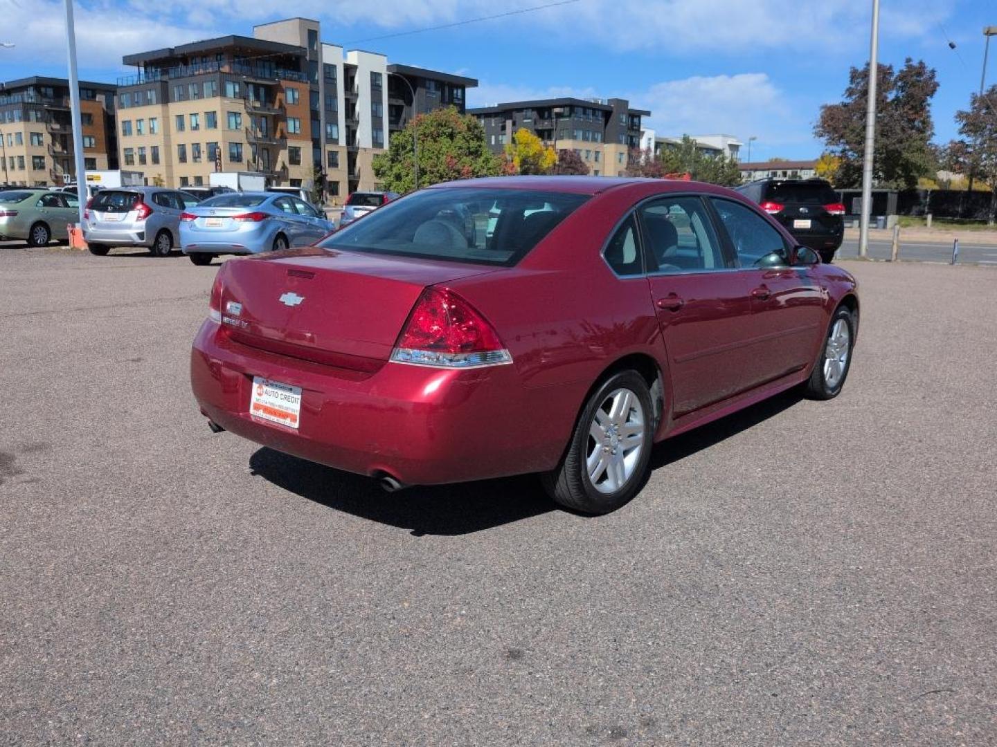 2013 RED /ACTUAL Chevrolet Impala LT (Fleet) (2G1WG5E35D1) with an V6, 3.6L engine, Automatic transmission, located at 10890 W. Colfax Ave., Lakewood, CO, 80215, (303) 274-7692, 39.739914, -105.120132 - Photo#4