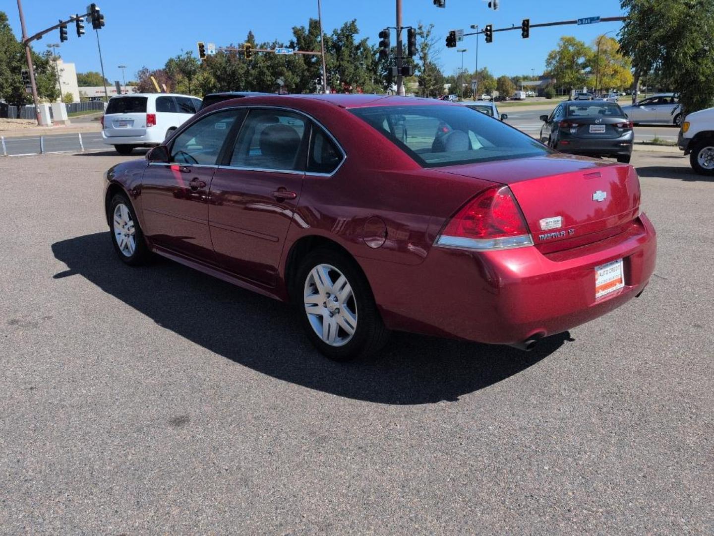 2013 RED /ACTUAL Chevrolet Impala LT (Fleet) (2G1WG5E35D1) with an V6, 3.6L engine, Automatic transmission, located at 10890 W. Colfax Ave., Lakewood, CO, 80215, (303) 274-7692, 39.739914, -105.120132 - Photo#6