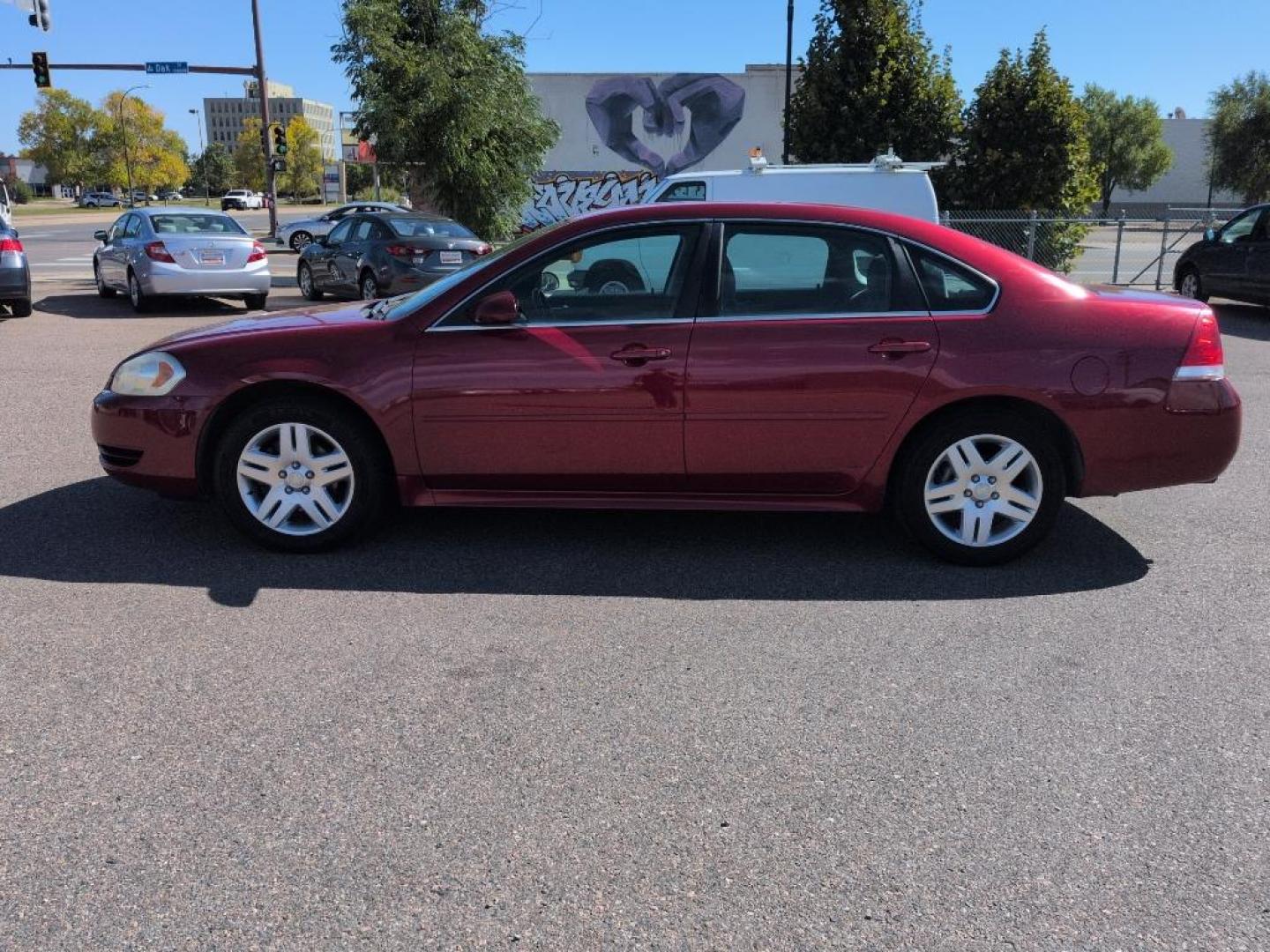 2013 RED /ACTUAL Chevrolet Impala LT (Fleet) (2G1WG5E35D1) with an V6, 3.6L engine, Automatic transmission, located at 10890 W. Colfax Ave., Lakewood, CO, 80215, (303) 274-7692, 39.739914, -105.120132 - Photo#7