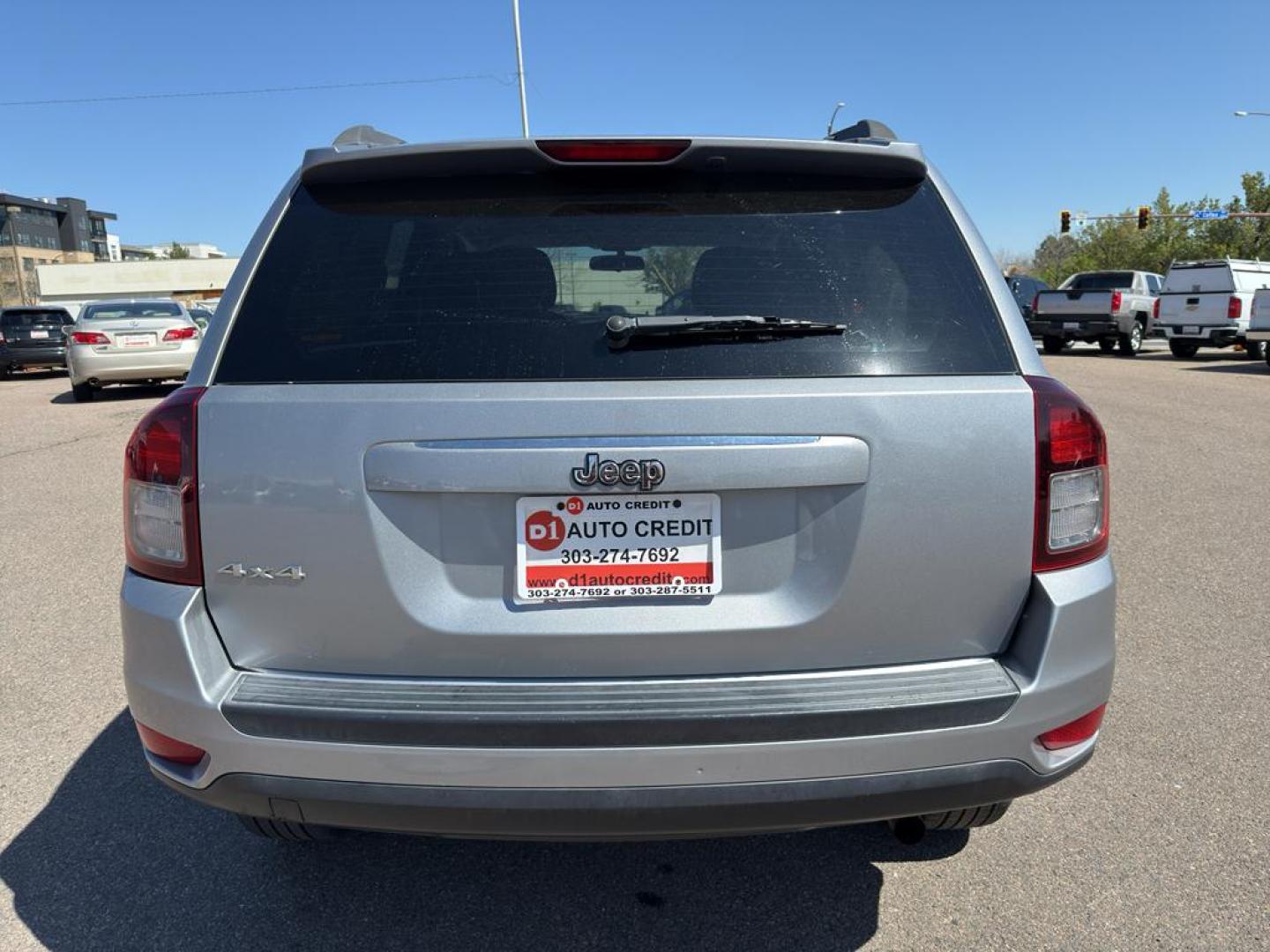 2015 SILVER Jeep Compass Sport (1C4NJDBB9FD) with an 4 Cyl, 2.4L engine, Automatic transmission, located at 10890 W. Colfax Ave., Lakewood, CO, 80215, (303) 274-7692, 39.739914, -105.120132 - Photo#5
