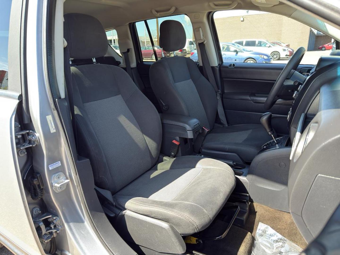 2015 SILVER Jeep Compass Sport (1C4NJDBB9FD) with an 4 Cyl, 2.4L engine, Automatic transmission, located at 10890 W. Colfax Ave., Lakewood, CO, 80215, (303) 274-7692, 39.739914, -105.120132 - Photo#9