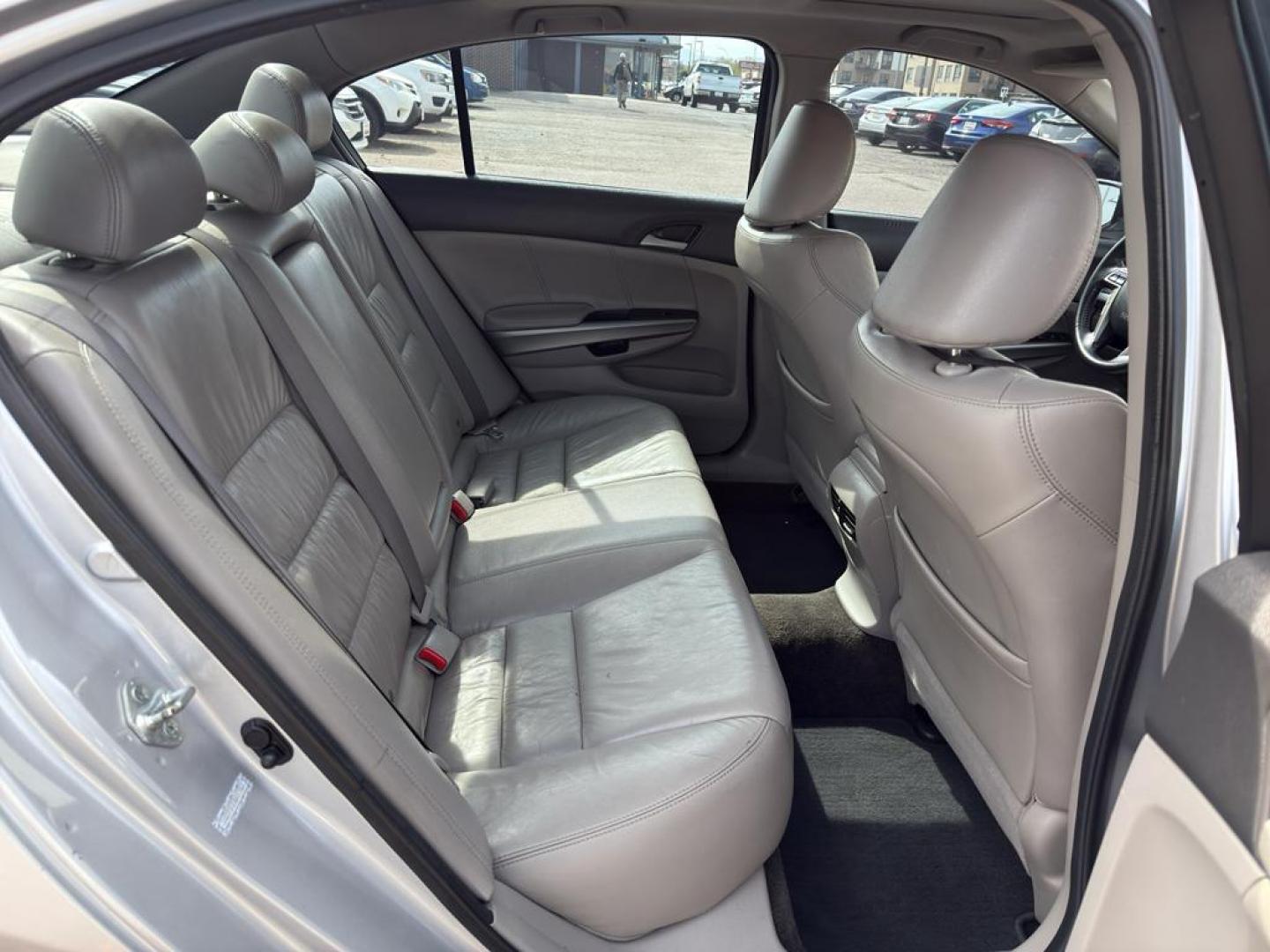 2010 SILVER Honda Accord EX-L (1HGCP3F87AA) with an V6, 3.5L engine, Automatic transmission, located at 10890 W. Colfax Ave., Lakewood, CO, 80215, (303) 274-7692, 39.739914, -105.120132 - Photo#11