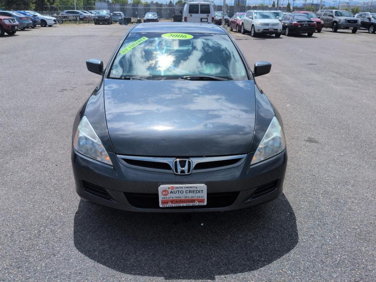 2006 GRAY Honda Accord EX (1HGCM66596A) with an V6, 3.0L engine, Automatic transmission, located at 10890 W. Colfax Ave., Lakewood, CO, 80215, (303) 274-7692, 39.739914, -105.120132 - Photo#1