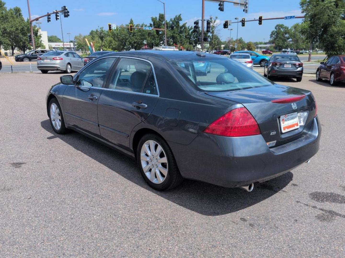 2006 GRAY Honda Accord EX (1HGCM66596A) with an V6, 3.0L engine, Automatic transmission, located at 10890 W. Colfax Ave., Lakewood, CO, 80215, (303) 274-7692, 39.739914, -105.120132 - Photo#6