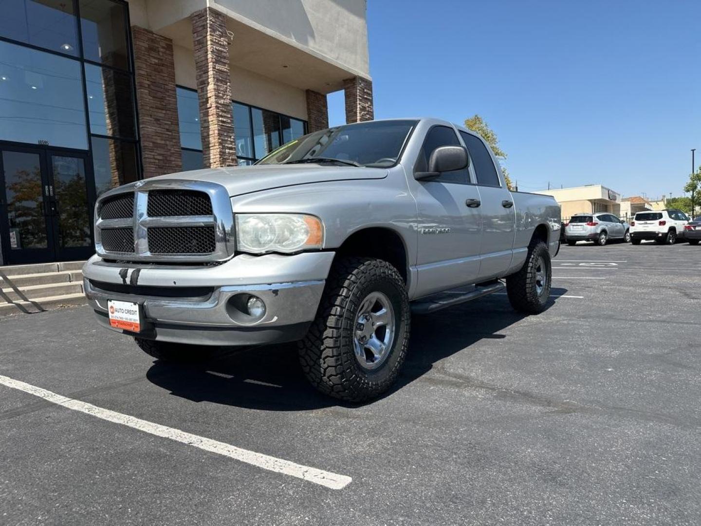 2003 SILVER Dodge Ram Pickup ST QUAD CAB SHORT BE (1D7HU18N23S) with an V8, 4.7L engine, Automatic transmission, located at 10890 W. Colfax Ave., Lakewood, CO, 80215, (303) 274-7692, 39.739914, -105.120132 - Photo#1