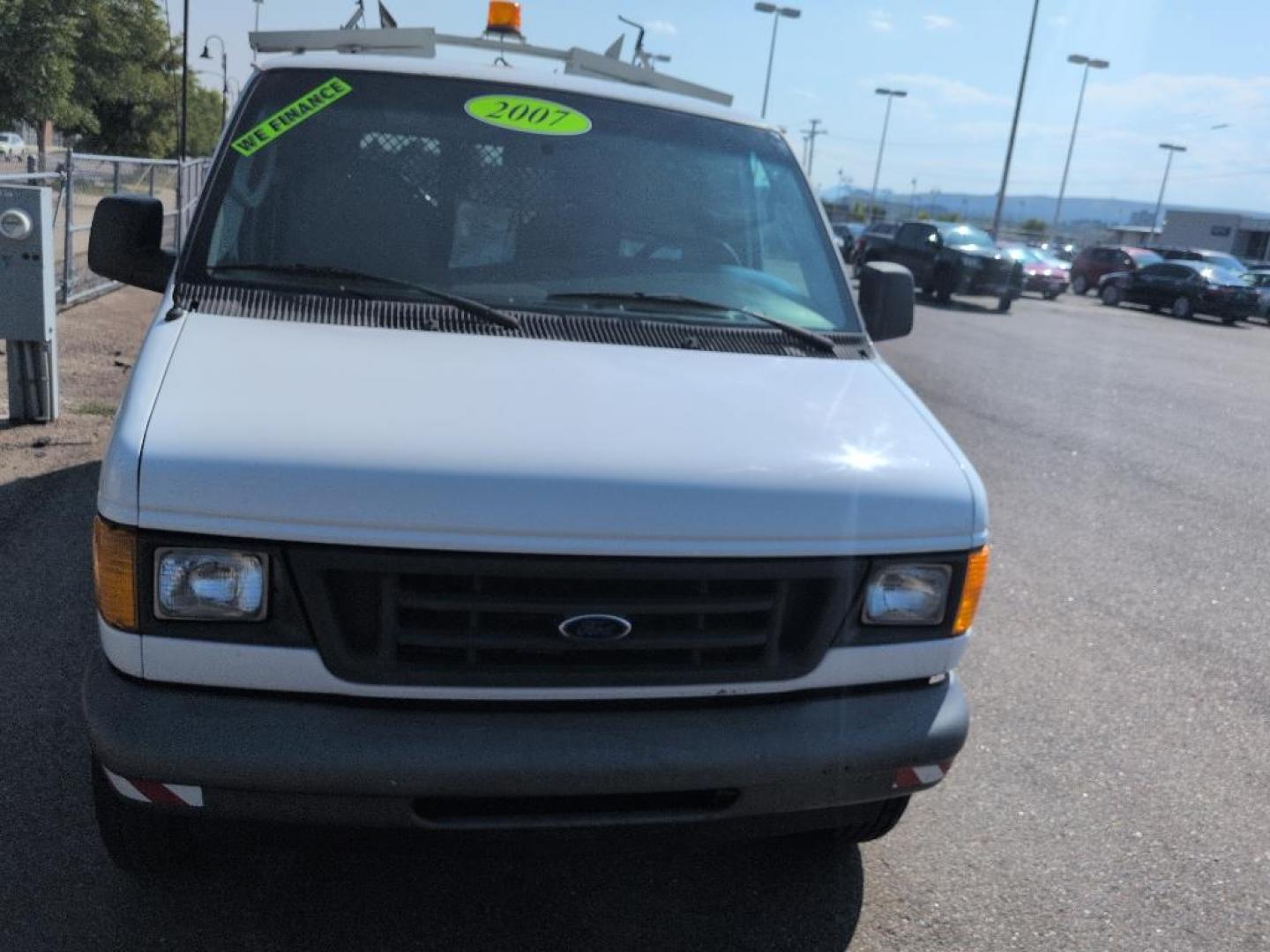 2007 WHITE Ford Econoline Base (1FTNE24L67D) with an V8, 5.4L (330 CID) engine, Automatic transmission, located at 10890 W. Colfax Ave., Lakewood, CO, 80215, (303) 274-7692, 39.739914, -105.120132 - Photo#1