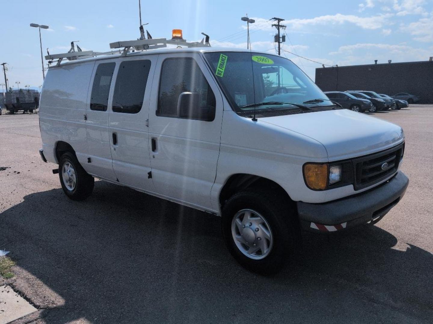 2007 WHITE Ford Econoline Base (1FTNE24L67D) with an V8, 5.4L (330 CID) engine, Automatic transmission, located at 10890 W. Colfax Ave., Lakewood, CO, 80215, (303) 274-7692, 39.739914, -105.120132 - Photo#2