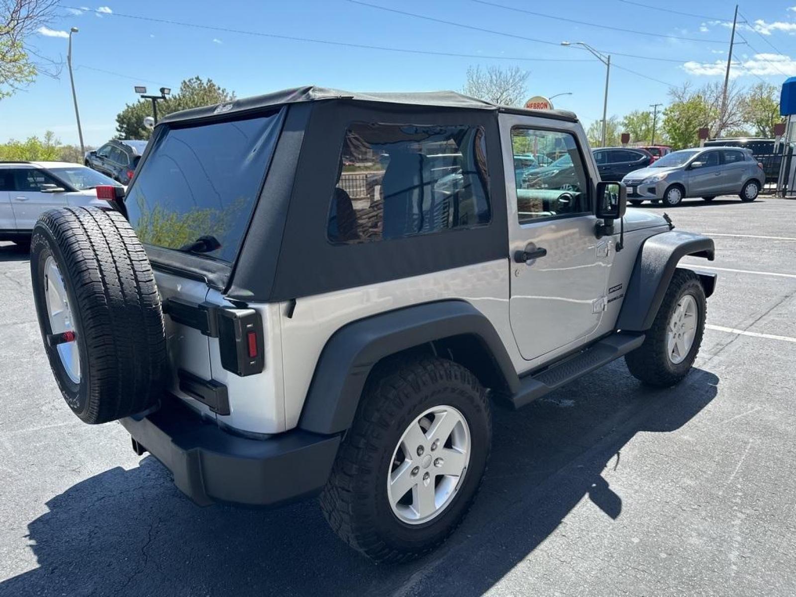 2011 Bright Silver Metallic Clearcoat /Black Interior Jeep Wrangler Sport (1J4GA2D13BL) with an 3.8L V6 SMPI engine, Automatic transmission, located at 8595 Washington St., Thornton, CO, 80229, (303) 287-5511, 39.852348, -104.978447 - 2011 Jeep Wrangler Automatic in Excellent Condition! <br><br>All Cars Have Clean Titles And Are Serviced Before Sale., Clean Carfax, No Accident, Non Smoker, No Pet Odor Or Hair, 4-Speed Automatic, 4WD.<br><br>D1 Auto NEVER charges dealer fees! All cars have clean titles and have been inspected for - Photo #5