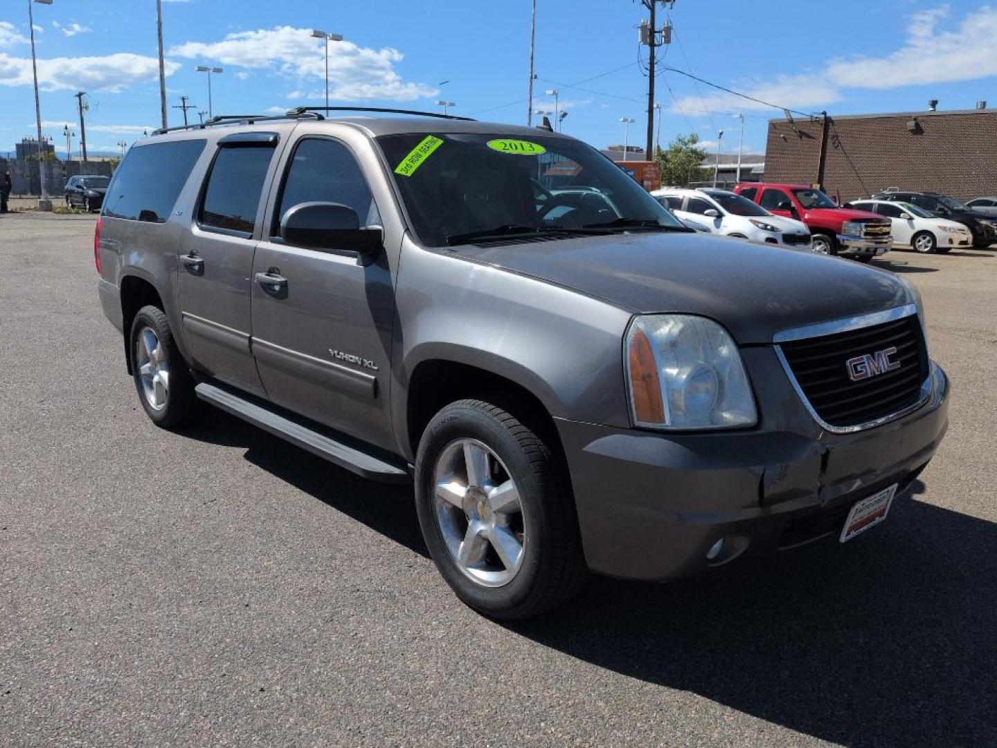2013 GRAY /ACTUAL GMC Yukon XL SLT1 (1GKS2KE78DR) with an V8, 5.3L engine, Automatic transmission, located at 10890 W. Colfax Ave., Lakewood, CO, 80215, (303) 274-7692, 39.739914, -105.120132 - Photo#2