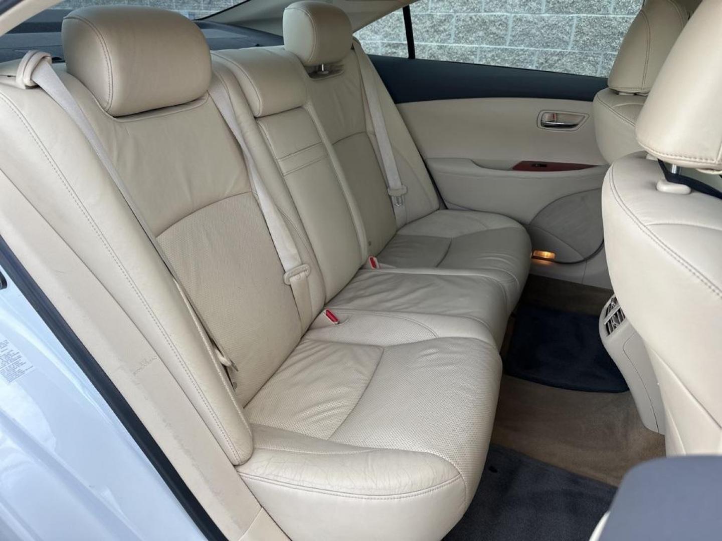 2010 White /Parchment Lexus ES 350 (JTHBK1EG2A2) with an 3.5L V6 DOHC Dual VVT-i 24V engine, Automatic transmission, located at 10890 W. Colfax Ave., Lakewood, CO, 80215, (303) 274-7692, 39.739914, -105.120132 - 2010 Lexus ES FWD All Cars Have Clean Titles And Are Serviced Before Sale., Backup Camera, Leather, Heated and Ventilated Seats, Non Smoker, No Pet Odor Or Hair, ES 350, Parchment Leather, 17'' 10-Spoke Aluminum Alloy Wheels, Heated and Ventilated Front Seats, High-Intensity Discharge Headlamps, N - Photo#17