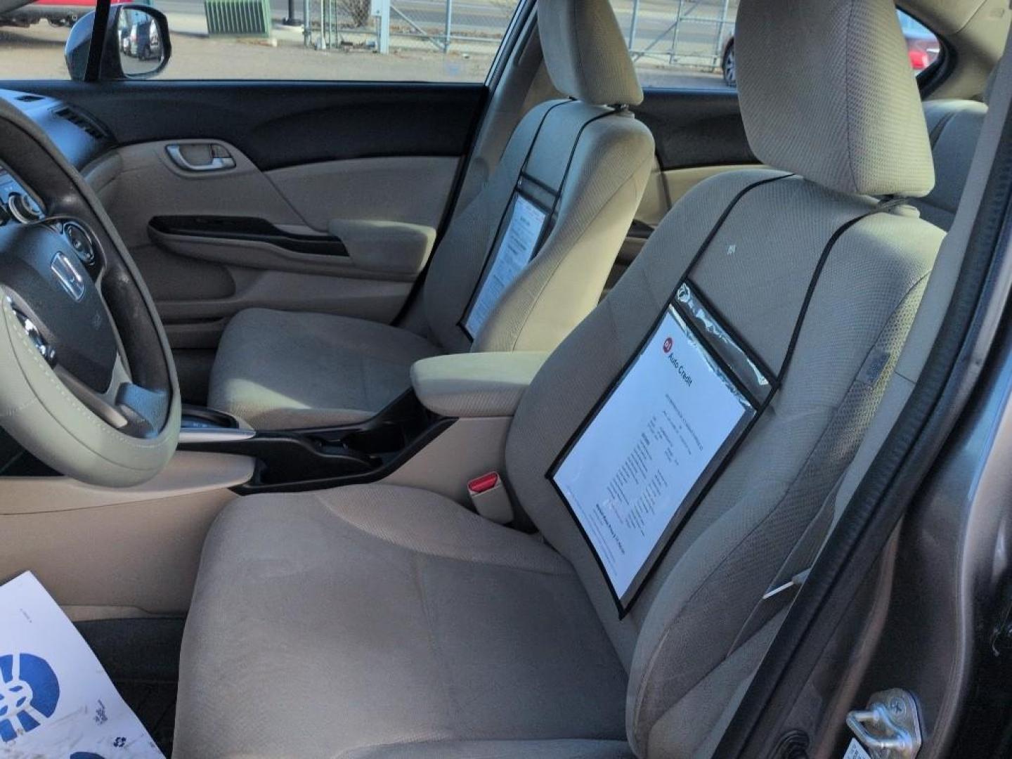 2012 GRAY Honda Civic LX (19XFB2F57CE) with an 4 Cyl, 1.8L engine, Automatic transmission, located at 10890 W. Colfax Ave., Lakewood, CO, 80215, (303) 274-7692, 39.739914, -105.120132 - Photo#9