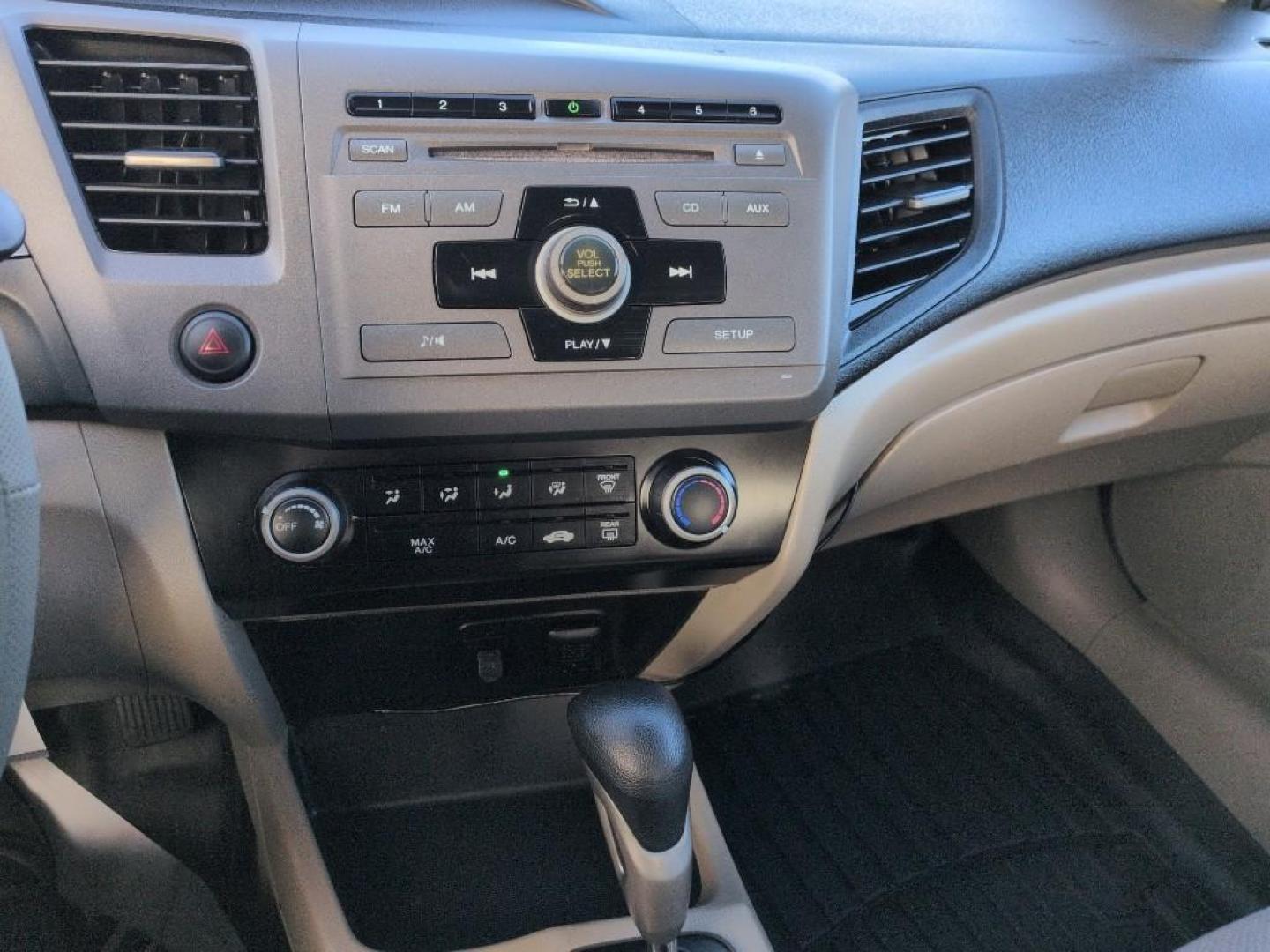 2012 GRAY Honda Civic LX (19XFB2F57CE) with an 4 Cyl, 1.8L engine, Automatic transmission, located at 10890 W. Colfax Ave., Lakewood, CO, 80215, (303) 274-7692, 39.739914, -105.120132 - Photo#12