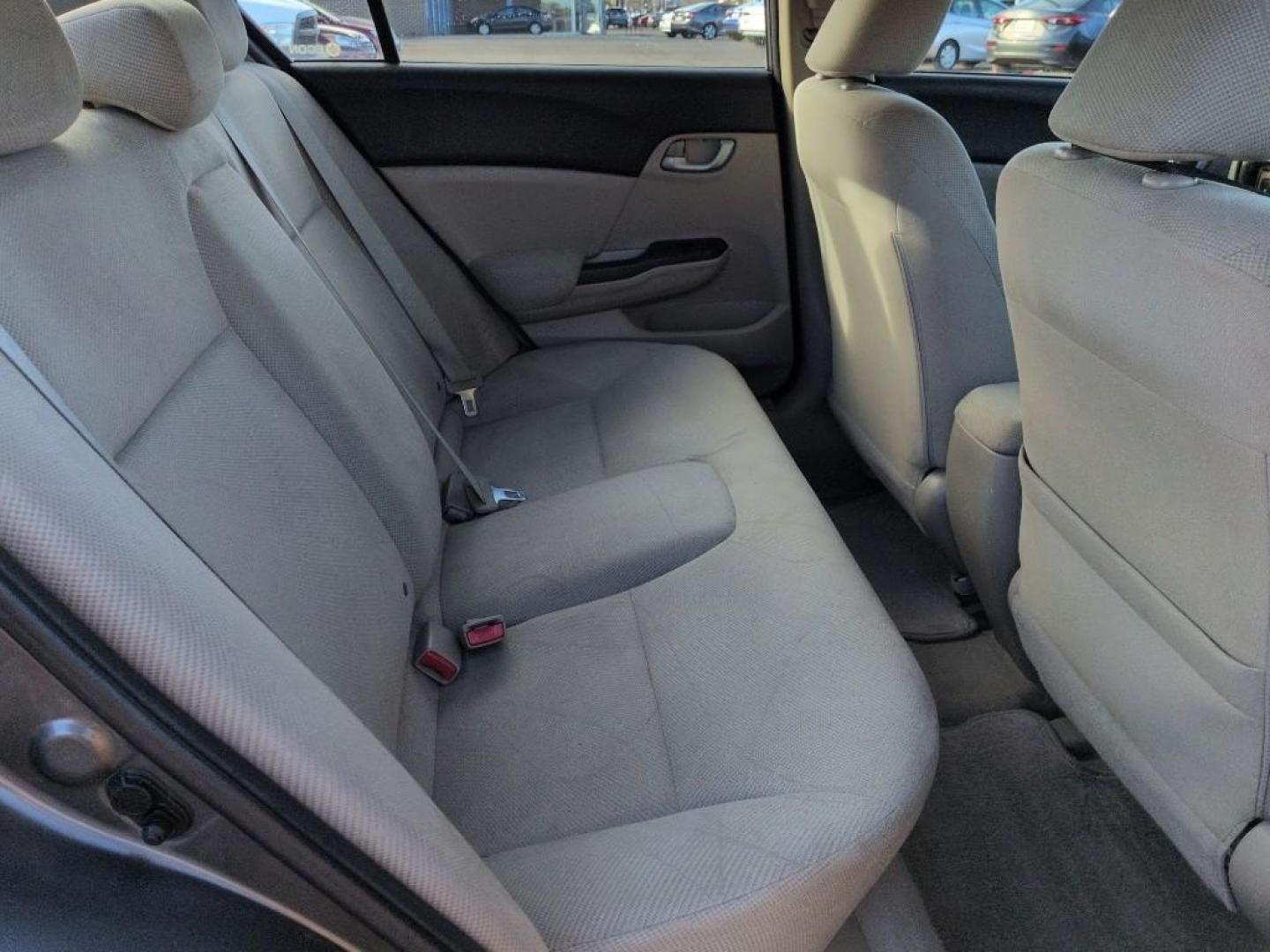 2012 GRAY Honda Civic LX (19XFB2F57CE) with an 4 Cyl, 1.8L engine, Automatic transmission, located at 10890 W. Colfax Ave., Lakewood, CO, 80215, (303) 274-7692, 39.739914, -105.120132 - Photo#19