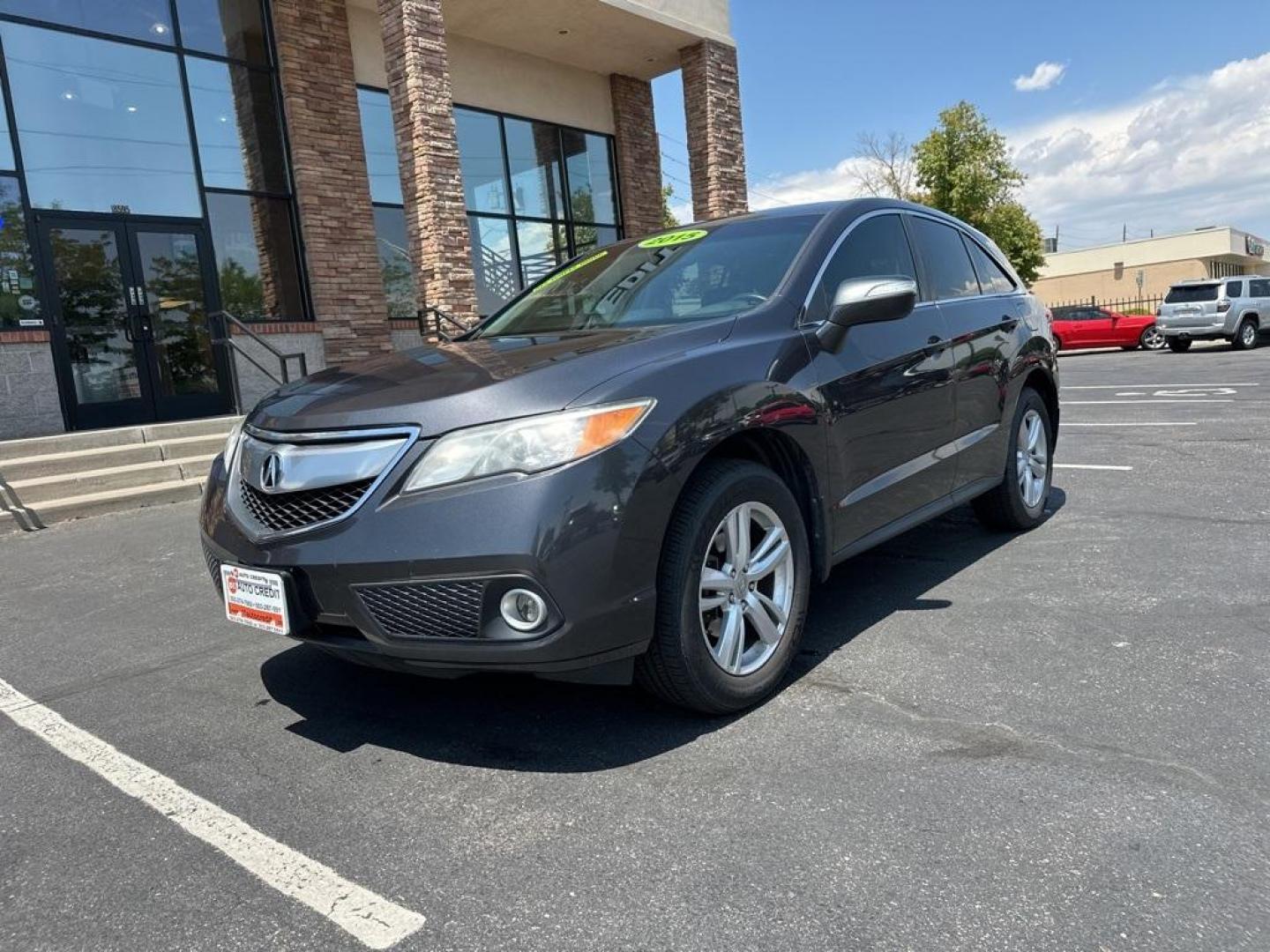 2015 Graphite Luster Metallic /Ebony Acura RDX Technology Package (5J8TB4H57FL) with an 3.5L V6 SOHC i-VTEC 24V engine, Automatic transmission, located at 10890 W. Colfax Ave., Lakewood, CO, 80215, (303) 274-7692, 39.739914, -105.120132 - 2015 Acura RDX<br>All Cars Have Clean Titles And Are Serviced Before Sale., Clean Carfax, No Accident, All Books and Keys, Backup Camera, Leather, Heated Seats, Bluetooth/ With Bluetooth Audio, Non Smoker, No Pet Odor Or Hair, 3.5L V6 SOHC i-VTEC 24V, AWD.<br>D1 Auto NEVER charges dealer fees! All c - Photo#1