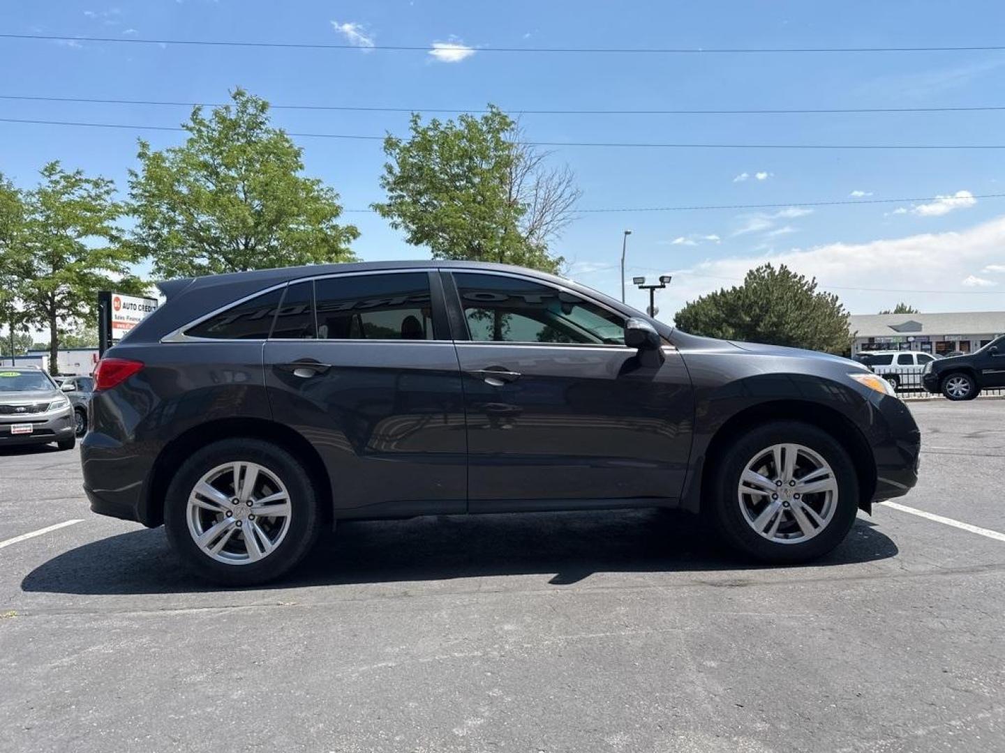 2015 Graphite Luster Metallic /Ebony Acura RDX Technology Package (5J8TB4H57FL) with an 3.5L V6 SOHC i-VTEC 24V engine, Automatic transmission, located at 10890 W. Colfax Ave., Lakewood, CO, 80215, (303) 274-7692, 39.739914, -105.120132 - 2015 Acura RDX<br>All Cars Have Clean Titles And Are Serviced Before Sale., Clean Carfax, No Accident, All Books and Keys, Backup Camera, Leather, Heated Seats, Bluetooth/ With Bluetooth Audio, Non Smoker, No Pet Odor Or Hair, 3.5L V6 SOHC i-VTEC 24V, AWD.<br>D1 Auto NEVER charges dealer fees! All c - Photo#4