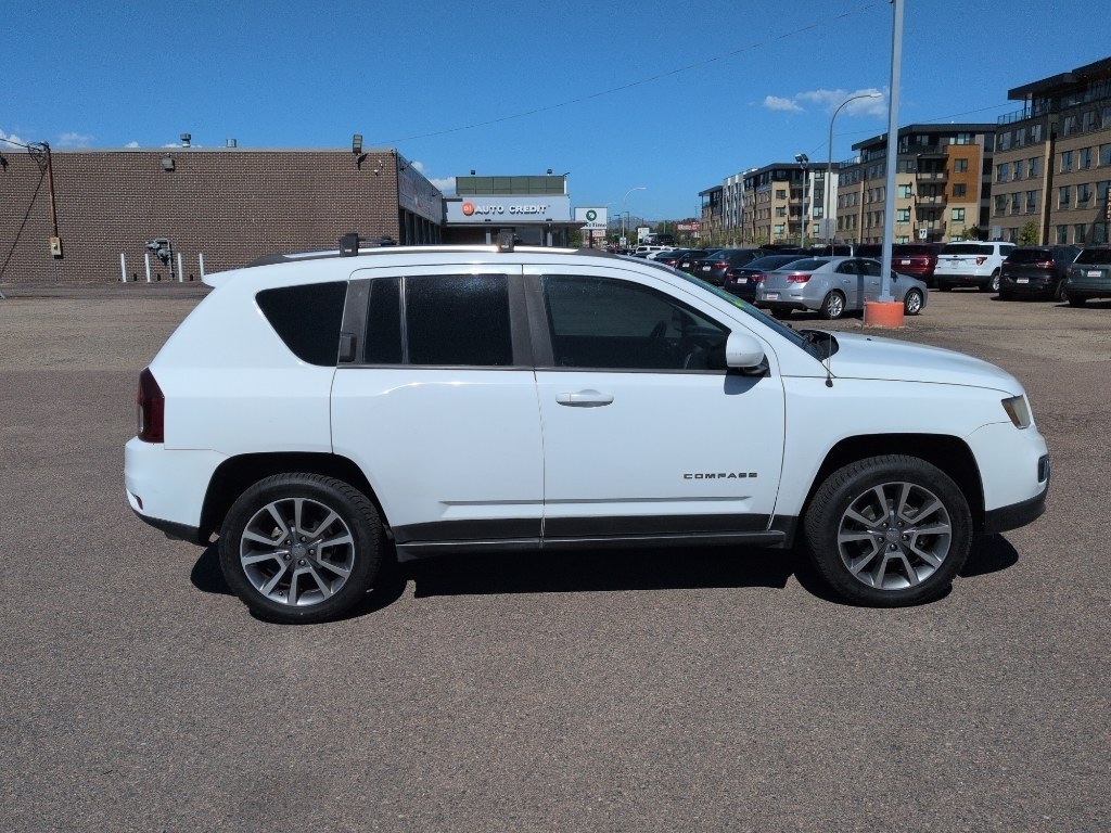2014 WHITE Jeep Compass Limited (1C4NJCCB5ED) with an 4 Cyl, 2.4L engine, Automatic transmission, located at 10890 W. Colfax Ave., Lakewood, CO, 80215, (303) 274-7692, 39.739914, -105.120132- Photo#3