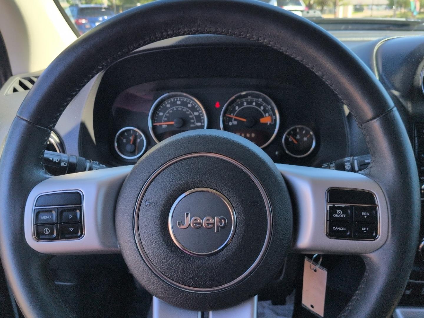 2014 WHITE Jeep Compass Limited (1C4NJCCB5ED) with an 4 Cyl, 2.4L engine, Automatic transmission, located at 10890 W. Colfax Ave., Lakewood, CO, 80215, (303) 274-7692, 39.739914, -105.120132- Photo#11
