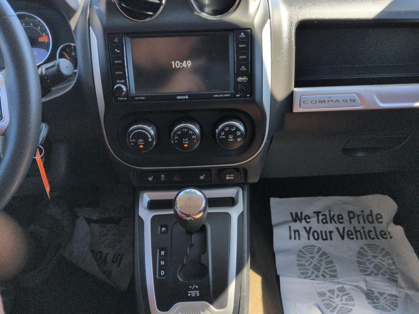 2014 WHITE Jeep Compass Limited (1C4NJCCB5ED) with an 4 Cyl, 2.4L engine, Automatic transmission, located at 10890 W. Colfax Ave., Lakewood, CO, 80215, (303) 274-7692, 39.739914, -105.120132- Photo#12