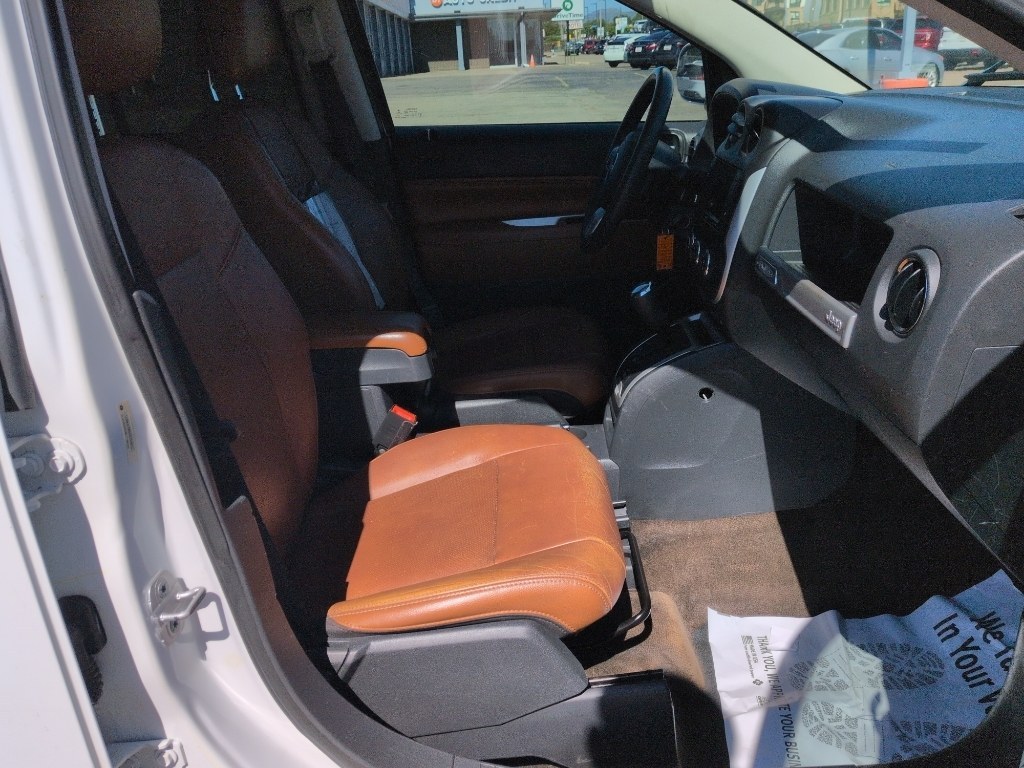 2014 WHITE Jeep Compass Limited (1C4NJCCB5ED) with an 4 Cyl, 2.4L engine, Automatic transmission, located at 10890 W. Colfax Ave., Lakewood, CO, 80215, (303) 274-7692, 39.739914, -105.120132- Photo#15