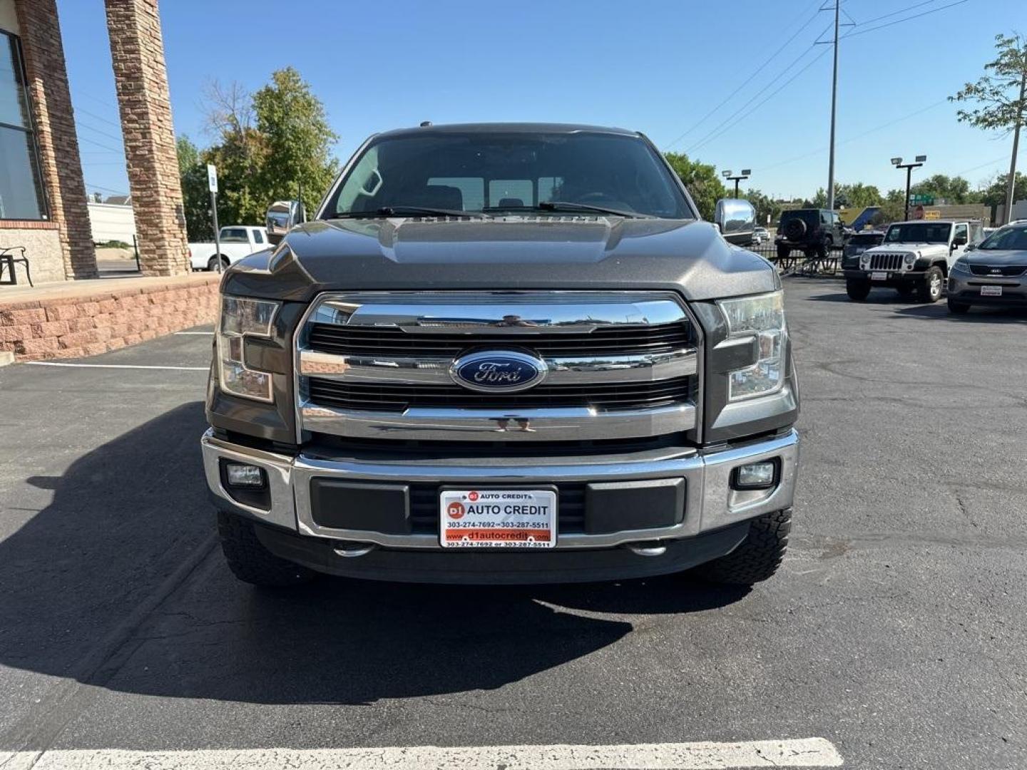 2016 Gray /Black Ford F-150 Lariat (1FTEW1EF2GK) with an 5.0L V8 FFV engine, Automatic transmission, located at 10890 W. Colfax Ave., Lakewood, CO, 80215, (303) 274-7692, 39.739914, -105.120132 - 2016 Ford F-150 Lariat with FX-4 Off Road Package. This truck is in excellent condition inside and out. Loaded with 5.0L V8 engine, Max Tow Package, Extended Range Fuel Tank and much more. This truck shows Zero signs of off road use, <br><br>All Cars Have Clean Titles And Are Serviced Before Sale., - Photo#2