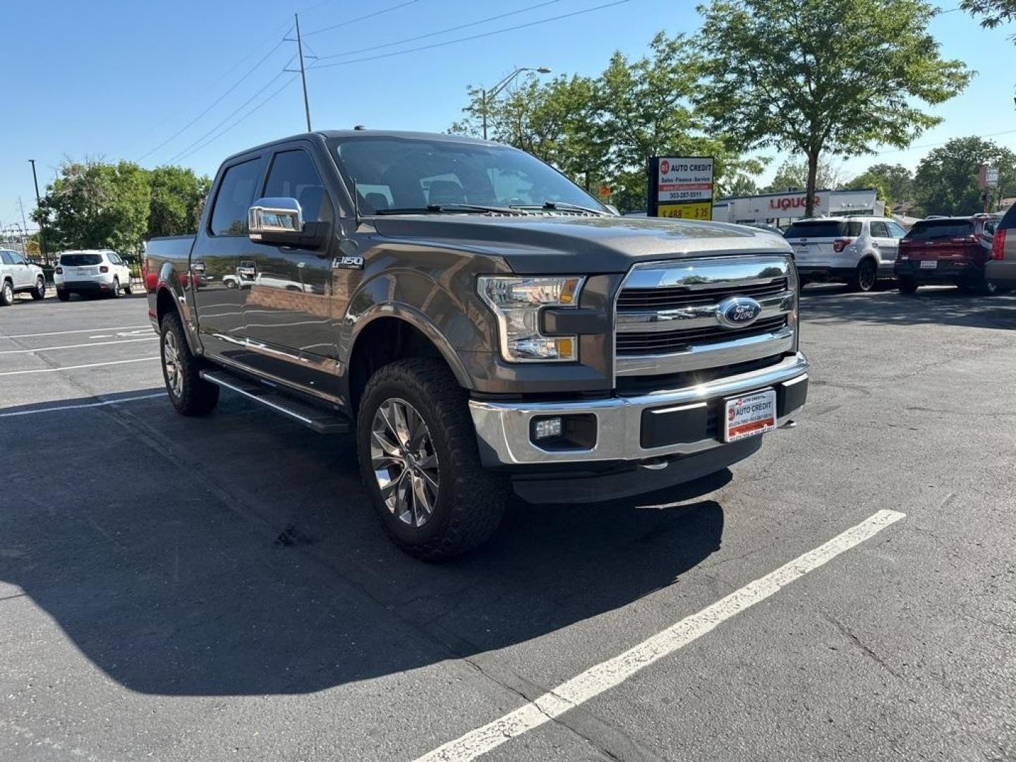 2016 Gray /Black Ford F-150 Lariat (1FTEW1EF2GK) with an 5.0L V8 FFV engine, Automatic transmission, located at 10890 W. Colfax Ave., Lakewood, CO, 80215, (303) 274-7692, 39.739914, -105.120132 - 2016 Ford F-150 Lariat with FX-4 Off Road Package. This truck is in excellent condition inside and out. Loaded with 5.0L V8 engine, Max Tow Package, Extended Range Fuel Tank and much more. This truck shows Zero signs of off road use, <br><br>All Cars Have Clean Titles And Are Serviced Before Sale., - Photo#3
