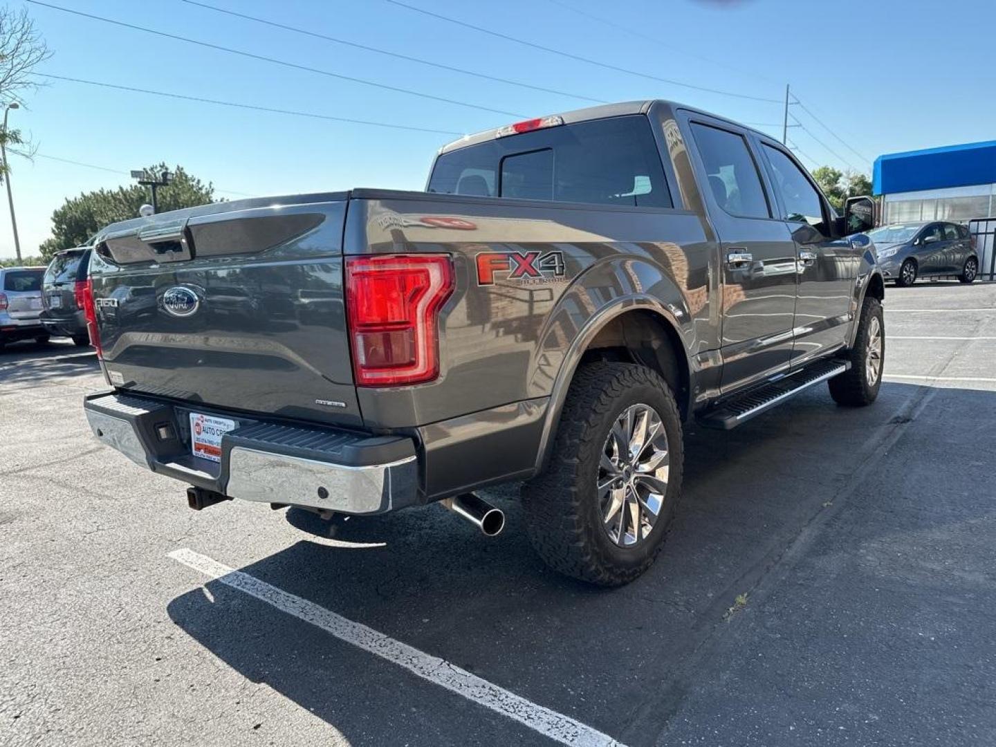 2016 Gray /Black Ford F-150 Lariat (1FTEW1EF2GK) with an 5.0L V8 FFV engine, Automatic transmission, located at 10890 W. Colfax Ave., Lakewood, CO, 80215, (303) 274-7692, 39.739914, -105.120132 - 2016 Ford F-150 Lariat with FX-4 Off Road Package. This truck is in excellent condition inside and out. Loaded with 5.0L V8 engine, Max Tow Package, Extended Range Fuel Tank and much more. This truck shows Zero signs of off road use, <br><br>All Cars Have Clean Titles And Are Serviced Before Sale., - Photo#4