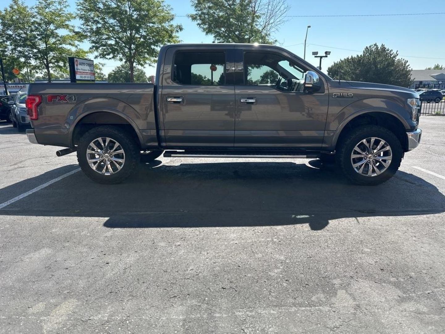 2016 Gray /Black Ford F-150 Lariat (1FTEW1EF2GK) with an 5.0L V8 FFV engine, Automatic transmission, located at 10890 W. Colfax Ave., Lakewood, CO, 80215, (303) 274-7692, 39.739914, -105.120132 - 2016 Ford F-150 Lariat with FX-4 Off Road Package. This truck is in excellent condition inside and out. Loaded with 5.0L V8 engine, Max Tow Package, Extended Range Fuel Tank and much more. This truck shows Zero signs of off road use, <br><br>All Cars Have Clean Titles And Are Serviced Before Sale., - Photo#5