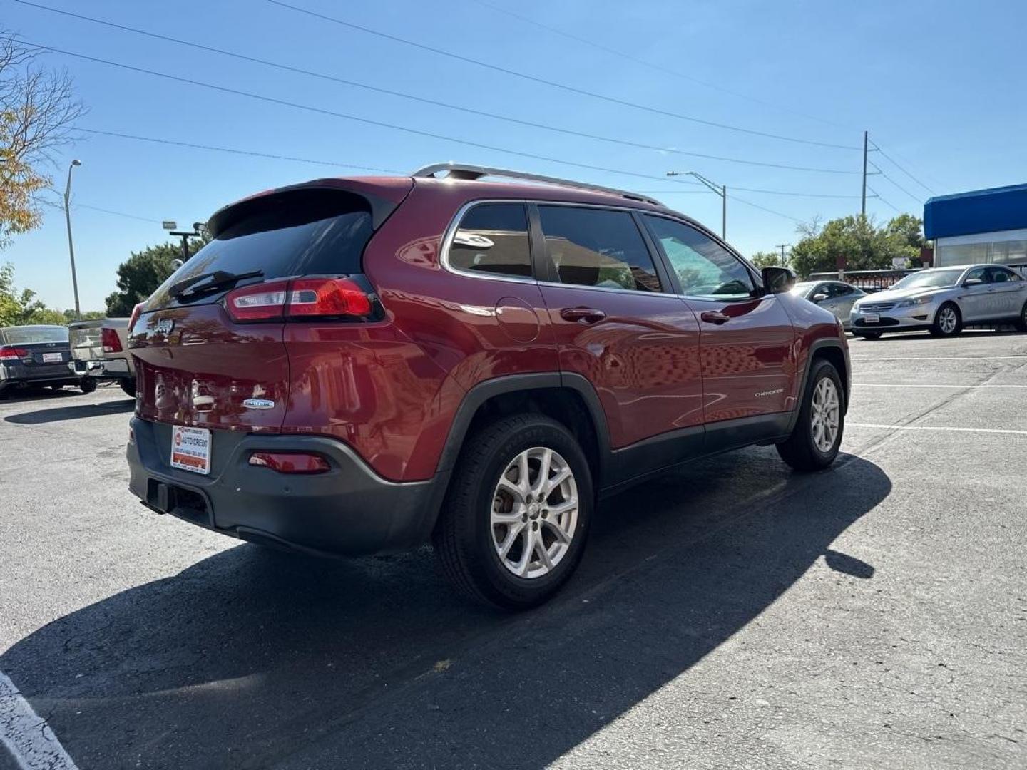 2017 Deep Cherry Red Crystal Pearlcoat /Black Jeep Cherokee Latitude (1C4PJMCB9HW) with an 2.4L I4 MultiAir engine, Automatic transmission, located at 10890 W. Colfax Ave., Lakewood, CO, 80215, (303) 274-7692, 39.739914, -105.120132 - 2017 Jeep Cherokee 4WD<br><br>D1 Auto NEVER charges dealer fees! All cars have clean titles and have been inspected for mechanical issues. We have financing for everyone. Good credit, bad credit, first time buyers.<br>Clean CARFAX.<br>Please call Lakewood Location 303-274-7692 or Thornton 303-287-55 - Photo#5