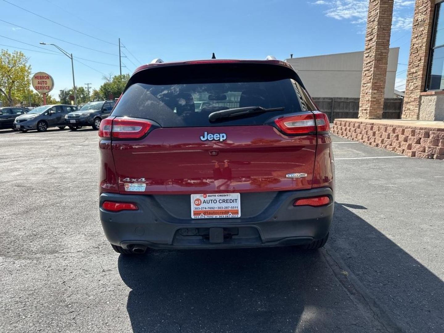 2017 Deep Cherry Red Crystal Pearlcoat /Black Jeep Cherokee Latitude (1C4PJMCB9HW) with an 2.4L I4 MultiAir engine, Automatic transmission, located at 10890 W. Colfax Ave., Lakewood, CO, 80215, (303) 274-7692, 39.739914, -105.120132 - 2017 Jeep Cherokee 4WD<br><br>D1 Auto NEVER charges dealer fees! All cars have clean titles and have been inspected for mechanical issues. We have financing for everyone. Good credit, bad credit, first time buyers.<br>Clean CARFAX.<br>Please call Lakewood Location 303-274-7692 or Thornton 303-287-55 - Photo#6