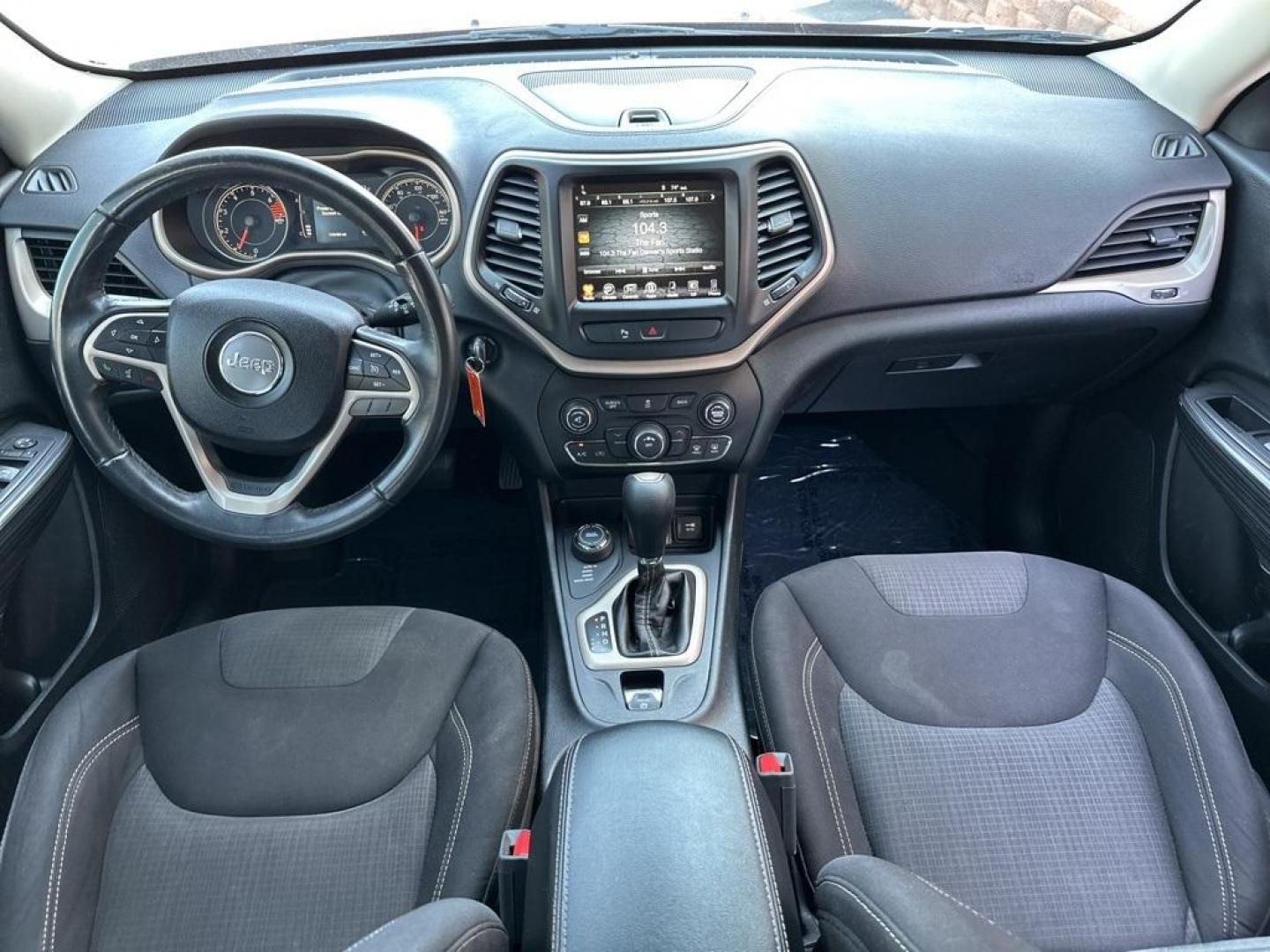 2017 Deep Cherry Red Crystal Pearlcoat /Black Jeep Cherokee Latitude (1C4PJMCB9HW) with an 2.4L I4 MultiAir engine, Automatic transmission, located at 10890 W. Colfax Ave., Lakewood, CO, 80215, (303) 274-7692, 39.739914, -105.120132 - 2017 Jeep Cherokee 4WD<br><br>D1 Auto NEVER charges dealer fees! All cars have clean titles and have been inspected for mechanical issues. We have financing for everyone. Good credit, bad credit, first time buyers.<br>Clean CARFAX.<br>Please call Lakewood Location 303-274-7692 or Thornton 303-287-55 - Photo#9