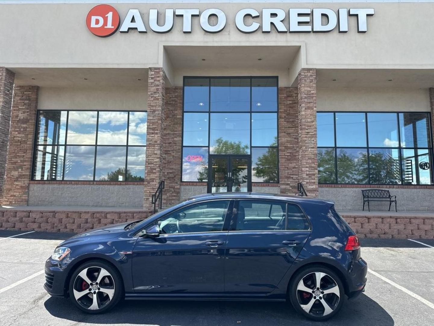 2017 Night Blue Metallic /Titan Black Volkswagen Golf GTI S (3VW5T7AU0HM) with an 2.0L TSI engine, Manual transmission, located at 10890 W. Colfax Ave., Lakewood, CO, 80215, (303) 274-7692, 39.739914, -105.120132 - 2017 Volkswagen Golf GTI, One Owner and completley stock with no modifications. Fully serviced and ready! <br><br>All Cars Have Clean Titles And Are Serviced Before Sale., Backup Camera, Heated Seats, Bluetooth/ With Bluetooth Audio, Non Smoker, No Pet Odor Or Hair, 2.0L TSI, 6-Speed Manual.<br>D1 A - Photo#0