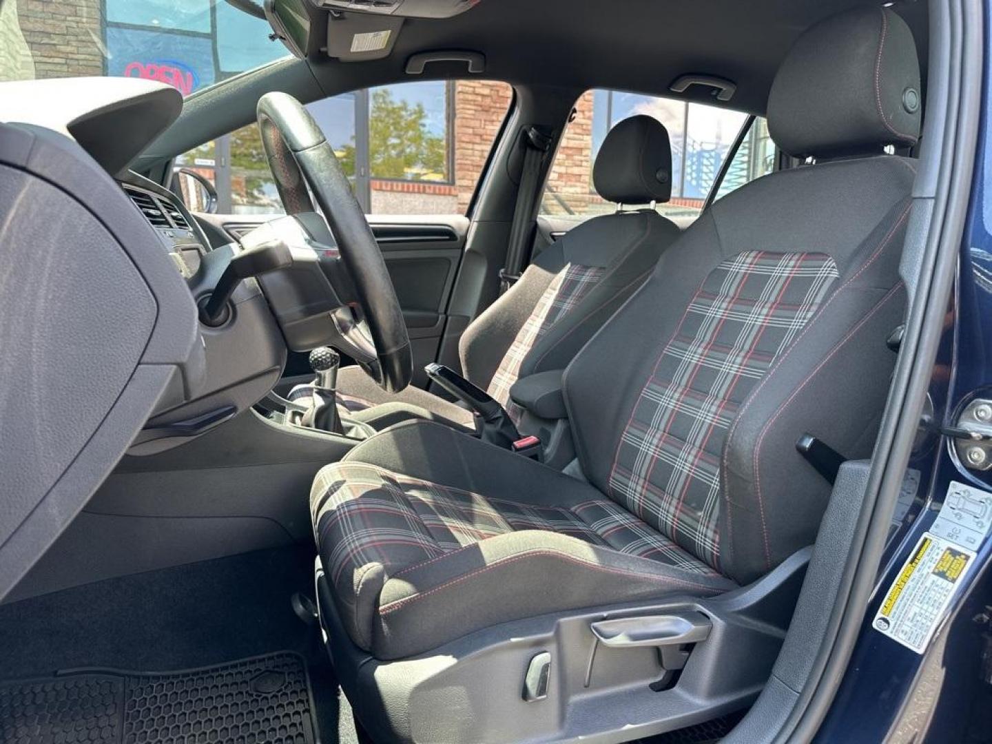2017 Night Blue Metallic /Titan Black Volkswagen Golf GTI S (3VW5T7AU0HM) with an 2.0L TSI engine, Manual transmission, located at 10890 W. Colfax Ave., Lakewood, CO, 80215, (303) 274-7692, 39.739914, -105.120132 - 2017 Volkswagen Golf GTI, One Owner and completley stock with no modifications. Fully serviced and ready! <br><br>All Cars Have Clean Titles And Are Serviced Before Sale., Backup Camera, Heated Seats, Bluetooth/ With Bluetooth Audio, Non Smoker, No Pet Odor Or Hair, 2.0L TSI, 6-Speed Manual.<br>D1 A - Photo#13