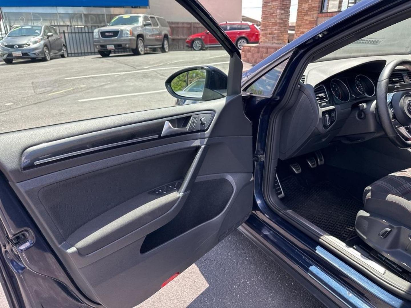 2017 Night Blue Metallic /Titan Black Volkswagen Golf GTI S (3VW5T7AU0HM) with an 2.0L TSI engine, Manual transmission, located at 10890 W. Colfax Ave., Lakewood, CO, 80215, (303) 274-7692, 39.739914, -105.120132 - 2017 Volkswagen Golf GTI, One Owner and completley stock with no modifications. Fully serviced and ready! <br><br>All Cars Have Clean Titles And Are Serviced Before Sale., Backup Camera, Heated Seats, Bluetooth/ With Bluetooth Audio, Non Smoker, No Pet Odor Or Hair, 2.0L TSI, 6-Speed Manual.<br>D1 A - Photo#22