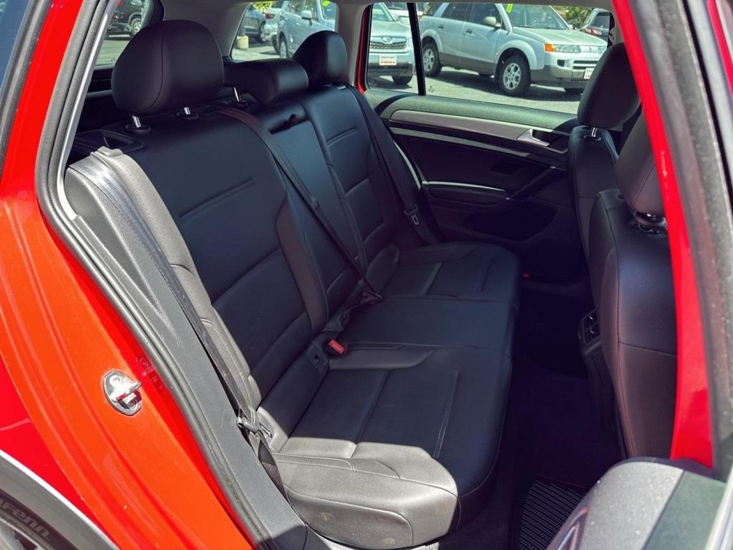 2019 Tornado Red /Black Volkswagen Golf Alltrack TSI S (3VWH17AU9KM) with an 1.8L TSI engine, Automatic transmission, located at 10890 W. Colfax Ave., Lakewood, CO, 80215, (303) 274-7692, 39.739914, -105.120132 - 2019 Volkswagen Golf Alltrack All Wheel Drive and One Owner.<br><br>All Cars Have Clean Titles And Are Serviced Before Sale., Apple/Android Car Play, New Tires, Backup Camera, Leather, Heated Seats, Non Smoker, AWD.<br><br>D1 Auto NEVER charges dealer fees! All cars have clean titles and have been i - Photo#15