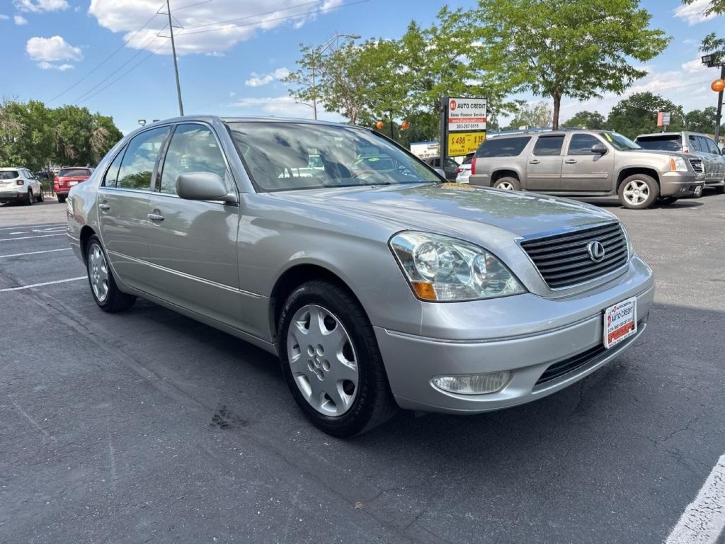 2003 Millennium Silver Metallic /Ivory Lexus LS 430 (JTHBN30F230) with an 4.3L V8 SMPI DOHC engine, Automatic transmission, located at 10890 W. Colfax Ave., Lakewood, CO, 80215, (303) 274-7692, 39.739914, -105.120132 - 2003 Lexus LS IN GOOD CONDITION with a clean title. This car has been inspected and inspection will be passed to the next owner. The good, everything works as it should. This car is sold as is with no warranty do to age and miles. <br><br>D1 Auto NEVER charges dealer fees! All cars have clean titles - Photo#3