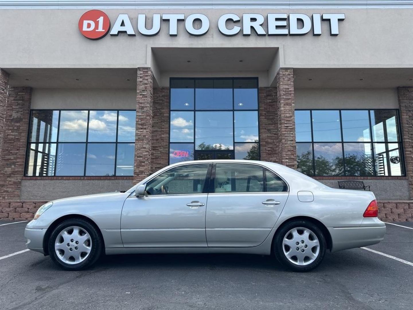 2003 Millennium Silver Metallic /Ivory Lexus LS 430 (JTHBN30F230) with an 4.3L V8 SMPI DOHC engine, Automatic transmission, located at 10890 W. Colfax Ave., Lakewood, CO, 80215, (303) 274-7692, 39.739914, -105.120132 - 2003 Lexus LS IN GOOD CONDITION with a clean title. This car has been inspected and inspection will be passed to the next owner. The good, everything works as it should. This car is sold as is with no warranty do to age and miles. <br><br>D1 Auto NEVER charges dealer fees! All cars have clean titles - Photo#0