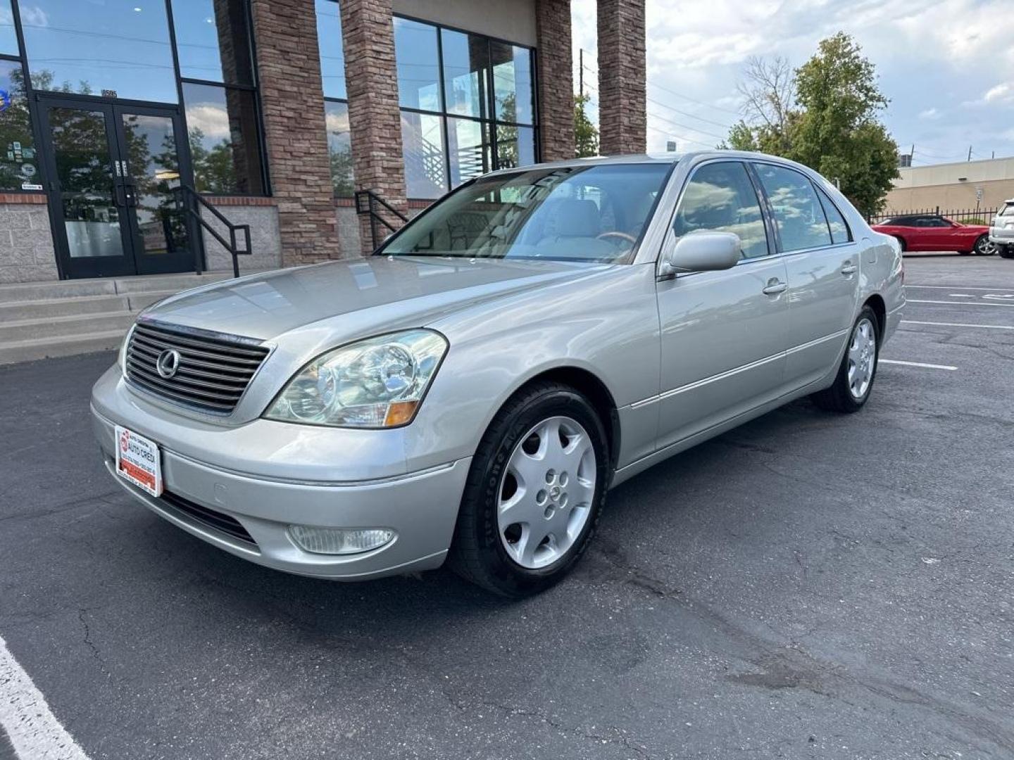 2003 Millennium Silver Metallic /Ivory Lexus LS 430 (JTHBN30F230) with an 4.3L V8 SMPI DOHC engine, Automatic transmission, located at 10890 W. Colfax Ave., Lakewood, CO, 80215, (303) 274-7692, 39.739914, -105.120132 - 2003 Lexus LS IN GOOD CONDITION with a clean title. This car has been inspected and inspection will be passed to the next owner. The good, everything works as it should. This car is sold as is with no warranty do to age and miles. <br><br>D1 Auto NEVER charges dealer fees! All cars have clean titles - Photo#1