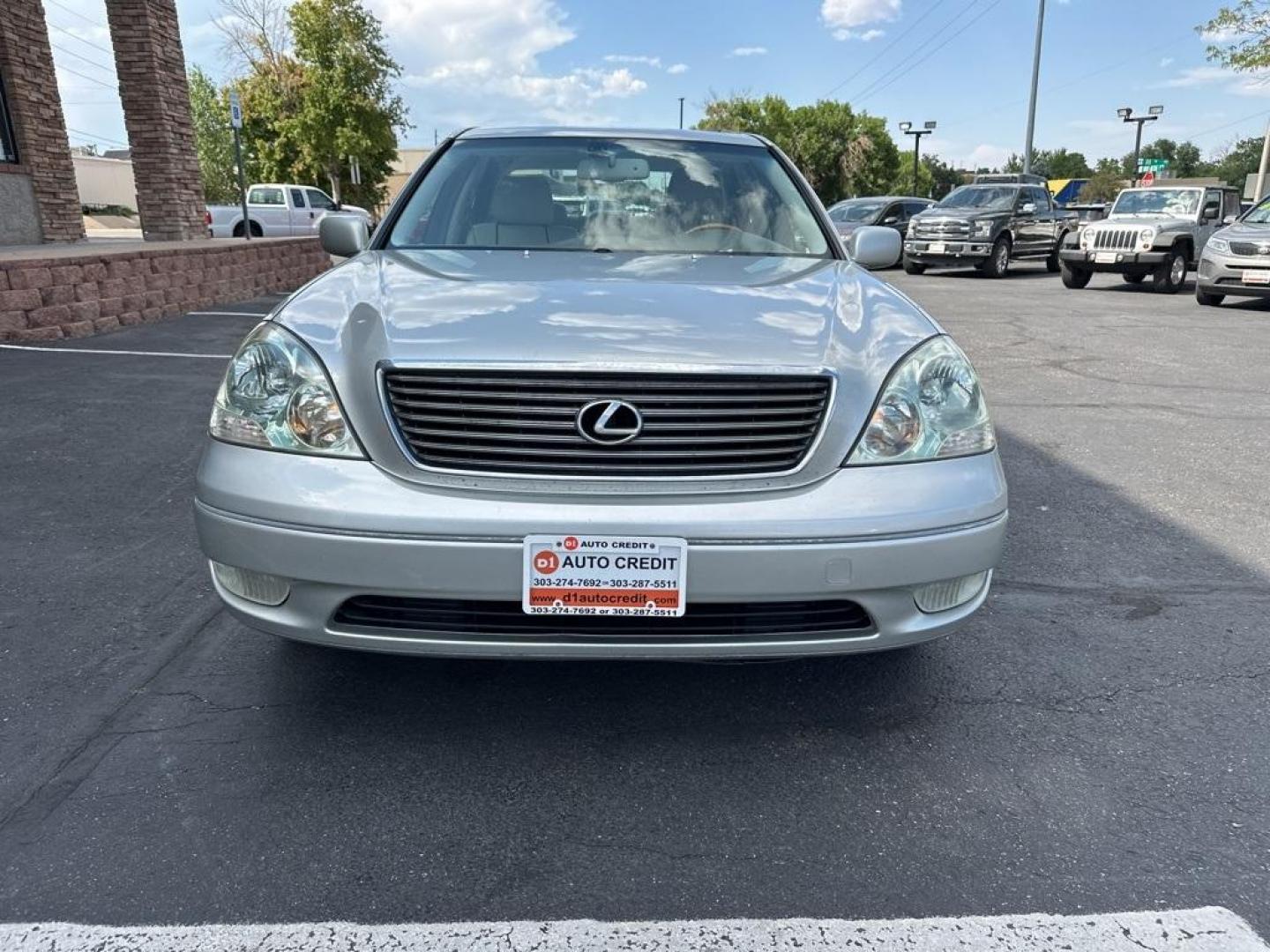 2003 Millennium Silver Metallic /Ivory Lexus LS 430 (JTHBN30F230) with an 4.3L V8 SMPI DOHC engine, Automatic transmission, located at 10890 W. Colfax Ave., Lakewood, CO, 80215, (303) 274-7692, 39.739914, -105.120132 - 2003 Lexus LS IN GOOD CONDITION with a clean title. This car has been inspected and inspection will be passed to the next owner. The good, everything works as it should. This car is sold as is with no warranty do to age and miles. <br><br>D1 Auto NEVER charges dealer fees! All cars have clean titles - Photo#2