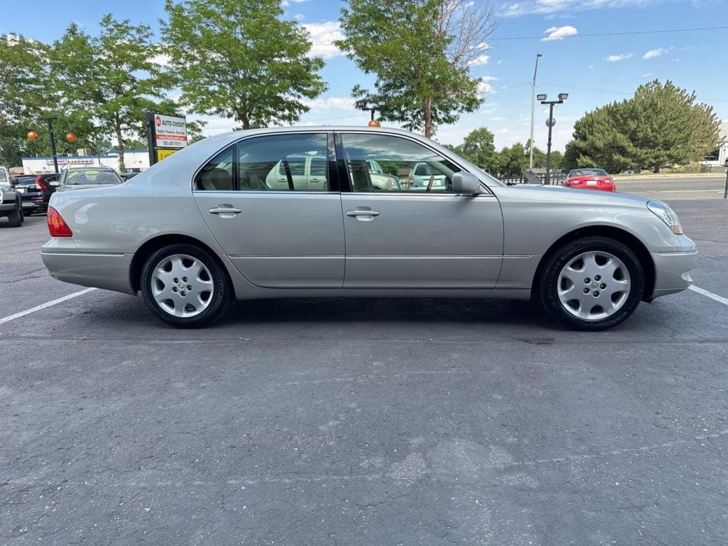 2003 Millennium Silver Metallic /Ivory Lexus LS 430 (JTHBN30F230) with an 4.3L V8 SMPI DOHC engine, Automatic transmission, located at 10890 W. Colfax Ave., Lakewood, CO, 80215, (303) 274-7692, 39.739914, -105.120132 - 2003 Lexus LS IN GOOD CONDITION with a clean title. This car has been inspected and inspection will be passed to the next owner. The good, everything works as it should. This car is sold as is with no warranty do to age and miles. <br><br>D1 Auto NEVER charges dealer fees! All cars have clean titles - Photo#4