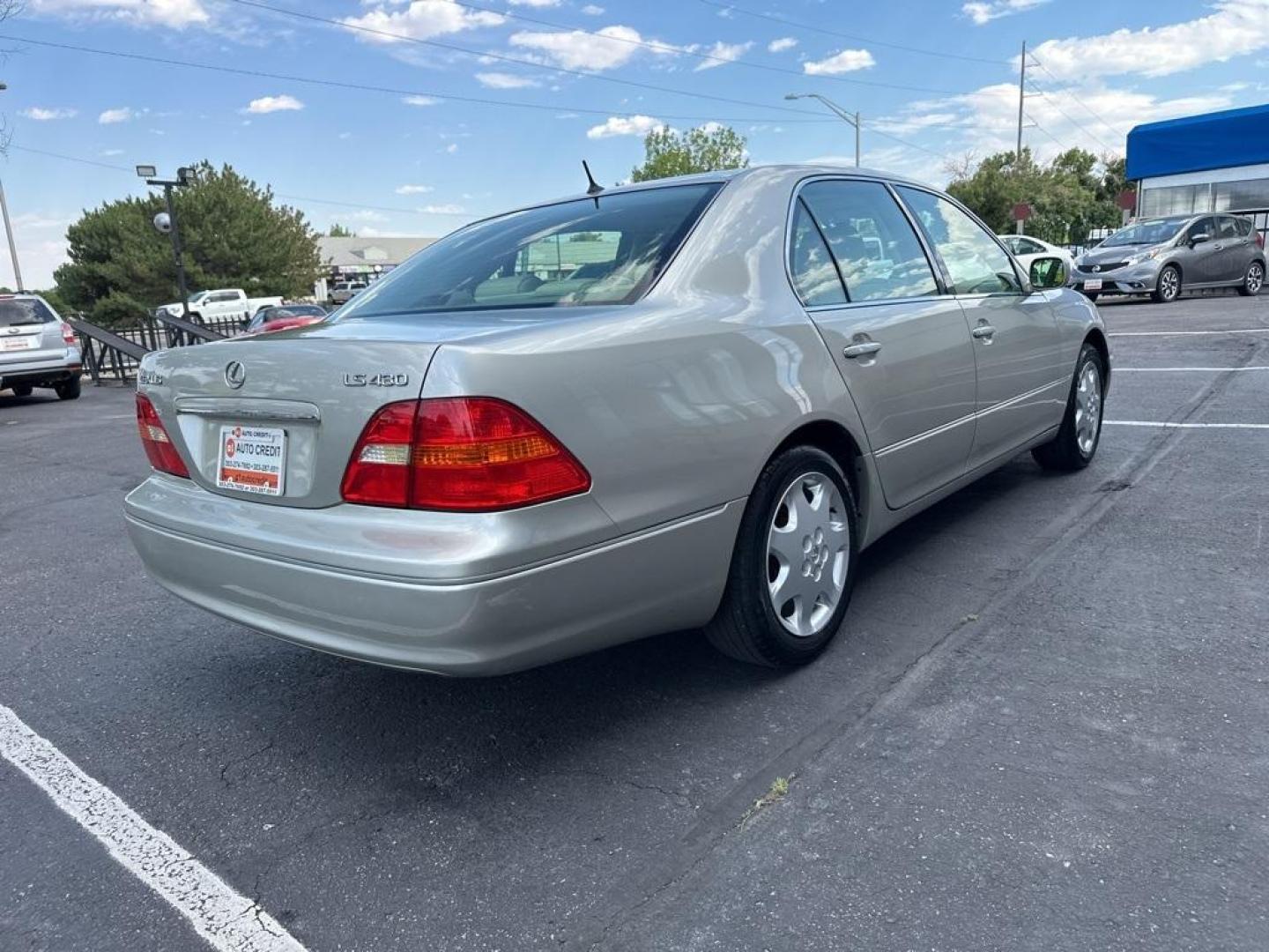 2003 Millennium Silver Metallic /Ivory Lexus LS 430 (JTHBN30F230) with an 4.3L V8 SMPI DOHC engine, Automatic transmission, located at 10890 W. Colfax Ave., Lakewood, CO, 80215, (303) 274-7692, 39.739914, -105.120132 - 2003 Lexus LS IN GOOD CONDITION with a clean title. This car has been inspected and inspection will be passed to the next owner. The good, everything works as it should. This car is sold as is with no warranty do to age and miles. <br><br>D1 Auto NEVER charges dealer fees! All cars have clean titles - Photo#5
