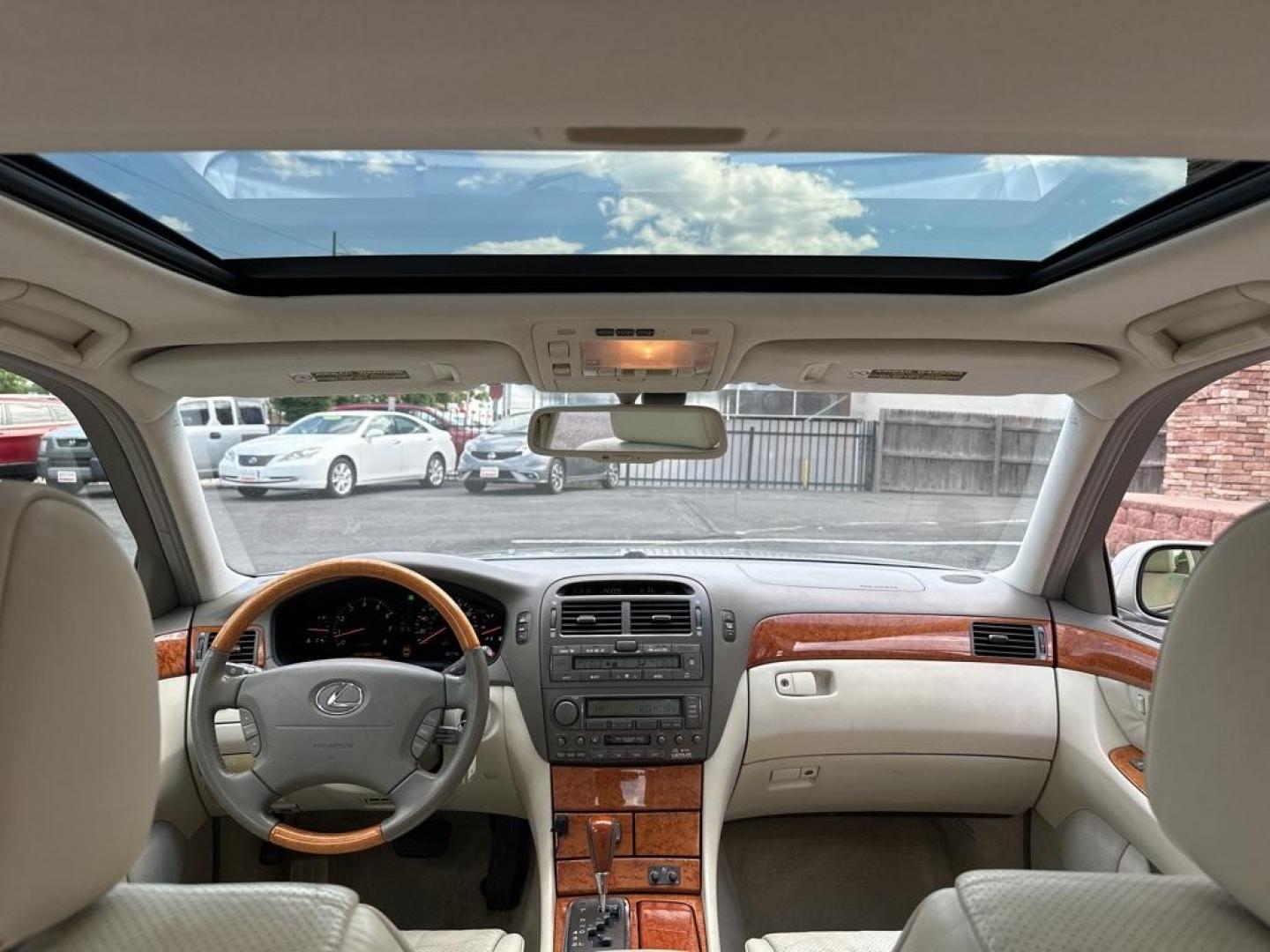 2003 Millennium Silver Metallic /Ivory Lexus LS 430 (JTHBN30F230) with an 4.3L V8 SMPI DOHC engine, Automatic transmission, located at 10890 W. Colfax Ave., Lakewood, CO, 80215, (303) 274-7692, 39.739914, -105.120132 - 2003 Lexus LS IN GOOD CONDITION with a clean title. This car has been inspected and inspection will be passed to the next owner. The good, everything works as it should. This car is sold as is with no warranty do to age and miles. <br><br>D1 Auto NEVER charges dealer fees! All cars have clean titles - Photo#8