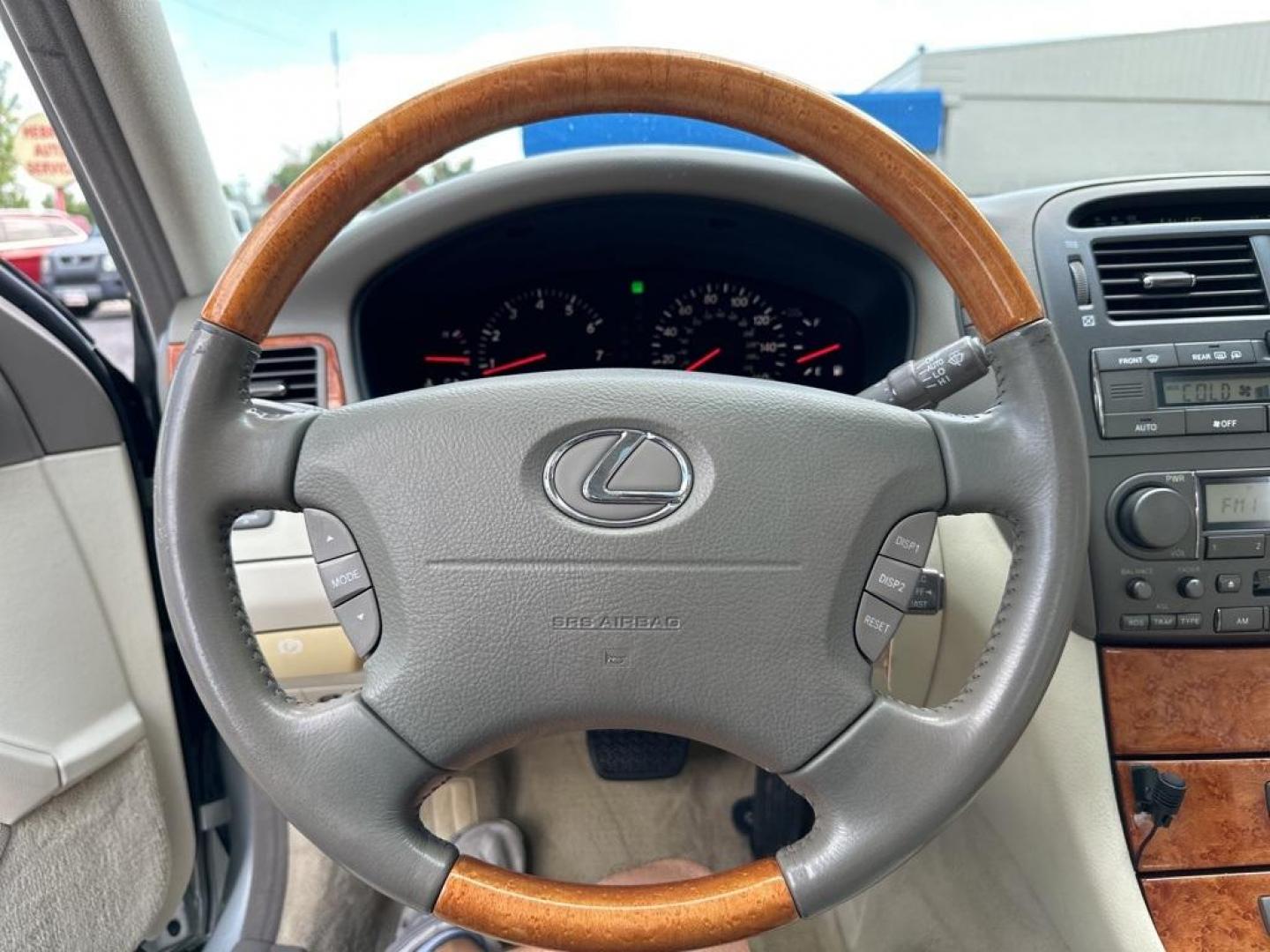 2003 Millennium Silver Metallic /Ivory Lexus LS 430 (JTHBN30F230) with an 4.3L V8 SMPI DOHC engine, Automatic transmission, located at 10890 W. Colfax Ave., Lakewood, CO, 80215, (303) 274-7692, 39.739914, -105.120132 - 2003 Lexus LS IN GOOD CONDITION with a clean title. This car has been inspected and inspection will be passed to the next owner. The good, everything works as it should. This car is sold as is with no warranty do to age and miles. <br><br>D1 Auto NEVER charges dealer fees! All cars have clean titles - Photo#13