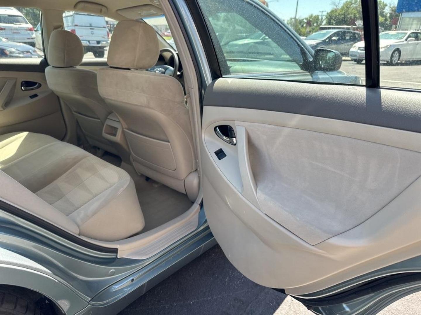 2009 Aloe Green Metallic /Bisque Toyota Camry Base CE (4T1BE46K09U) with an 2.4L I4 SMPI DOHC PZEV engine, Automatic transmission, located at 10890 W. Colfax Ave., Lakewood, CO, 80215, (303) 274-7692, 39.739914, -105.120132 - 2009 Toyota Camry CARFAX One-Owner. FWD <br>All Cars Have Clean Titles And Are Serviced Before Sale., CarfaxOne Owner, No Accidents, Non Smoker, 2.4L I4 SMPI DOHC PZEV, FWD.<br><br>D1 Auto NEVER charges dealer fees! All cars have clean titles and have been inspected for mechanical issues. We have fi - Photo#16