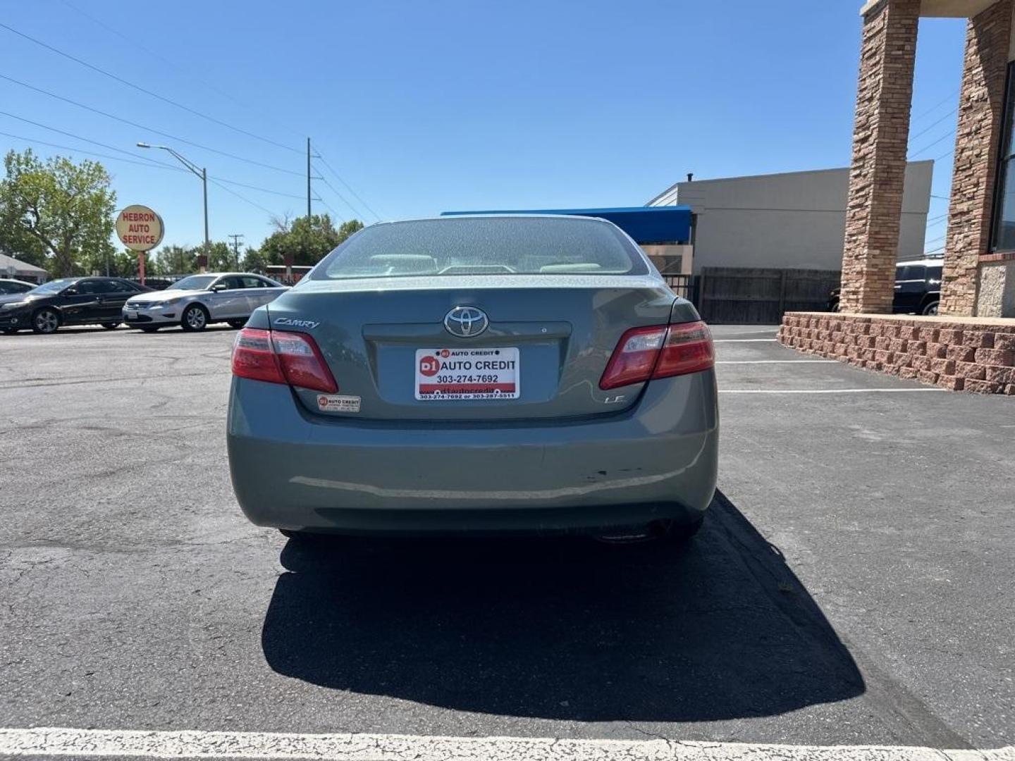 2009 Aloe Green Metallic /Bisque Toyota Camry Base CE (4T1BE46K09U) with an 2.4L I4 SMPI DOHC PZEV engine, Automatic transmission, located at 10890 W. Colfax Ave., Lakewood, CO, 80215, (303) 274-7692, 39.739914, -105.120132 - 2009 Toyota Camry CARFAX One-Owner. FWD <br>All Cars Have Clean Titles And Are Serviced Before Sale., CarfaxOne Owner, No Accidents, Non Smoker, 2.4L I4 SMPI DOHC PZEV, FWD.<br><br>D1 Auto NEVER charges dealer fees! All cars have clean titles and have been inspected for mechanical issues. We have fi - Photo#6
