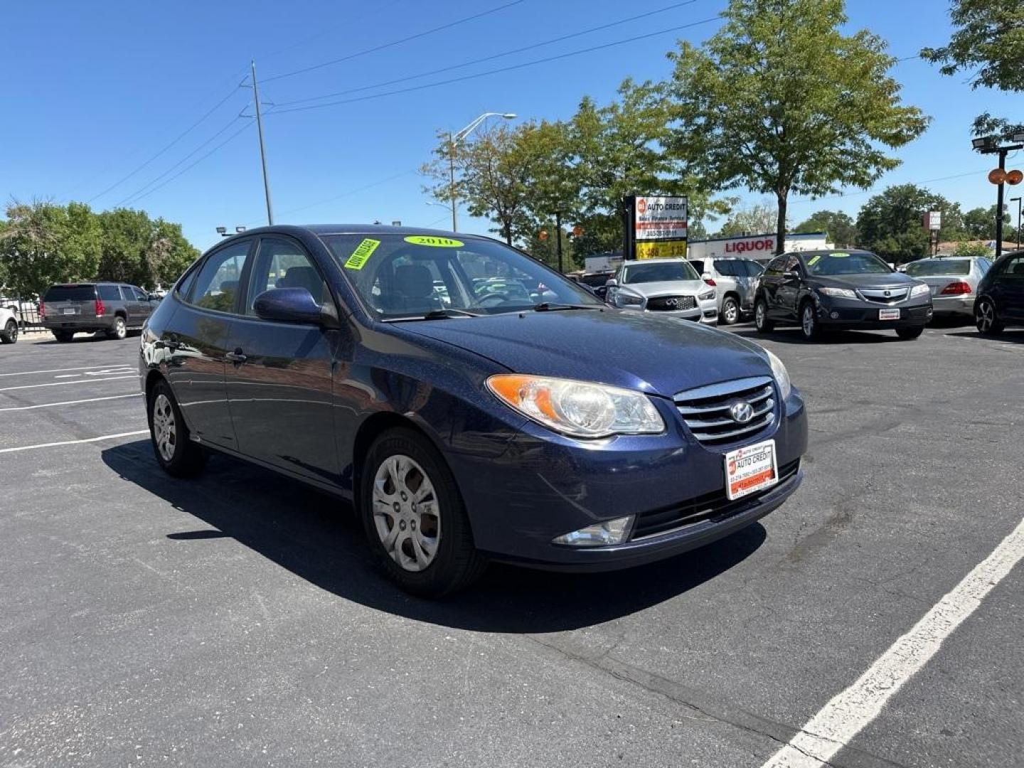2010 Regatta Blue Pearl /Gray Hyundai Elantra GLS (KMHDU4ADXAU) with an I4 engine, Automatic transmission, located at 10890 W. Colfax Ave., Lakewood, CO, 80215, (303) 274-7692, 39.739914, -105.120132 - 2010 Hyundai Elantra<br><br>D1 Auto NEVER charges dealer fees! All cars have clean titles and have been inspected for mechanical issues. We have financing for everyone. Good credit, bad credit, first time buyers.<br><br>Please call Lakewood Location 303-274-7692 or Thornton 303-287-5511 to schedule - Photo#3