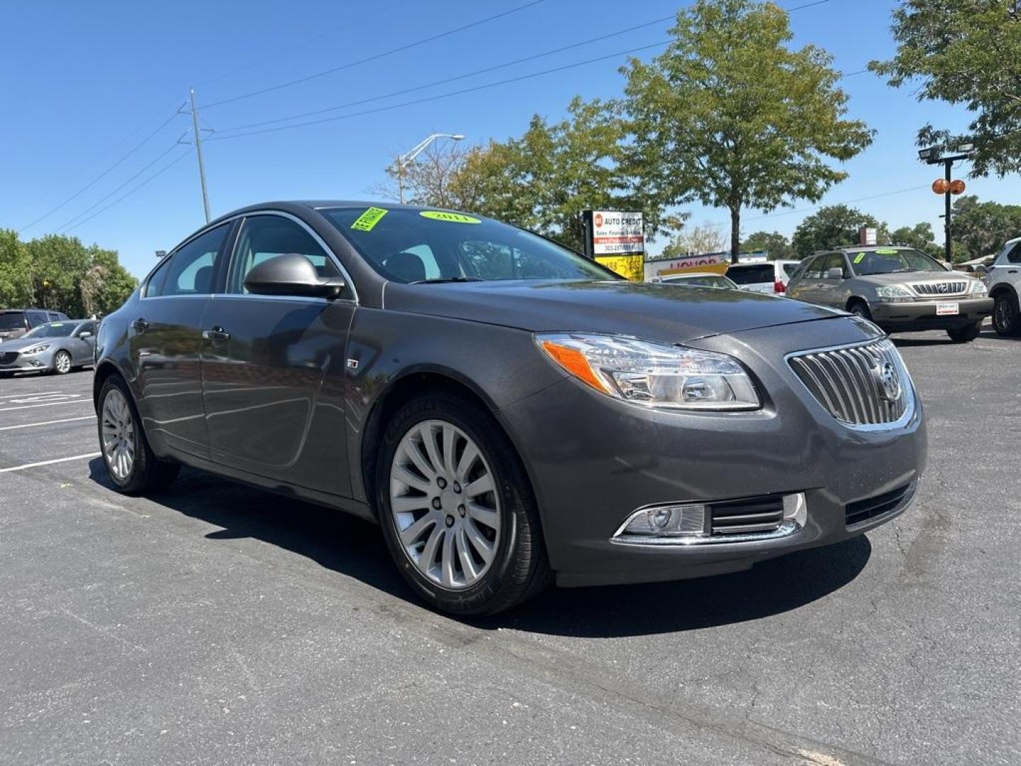 2011 Granite Gray Metallic /Ebony Buick Regal CXL (W04GS5EC6B1) with an ECOTEC 2.4L I4 SIDI DOHC VVT engine, Automatic transmission, located at 10890 W. Colfax Ave., Lakewood, CO, 80215, (303) 274-7692, 39.739914, -105.120132 - 2011 Buick Regal<br><br>D1 Auto NEVER charges dealer fees! All cars have clean titles and have been inspected for mechanical issues. We have financing for everyone. Good credit, bad credit, first time buyers.<br><br>Please call Lakewood Location 303-274-7692 or Thornton 303-287-5511 to schedule a te - Photo#3